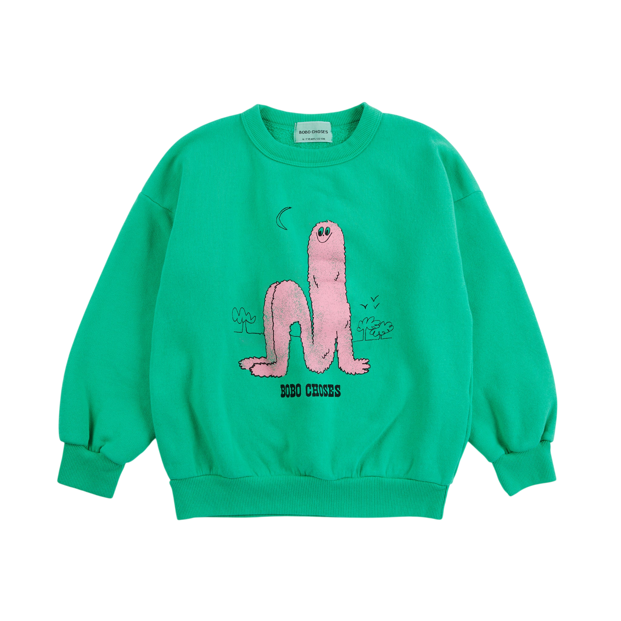 Sweatshirt Long Puff Green