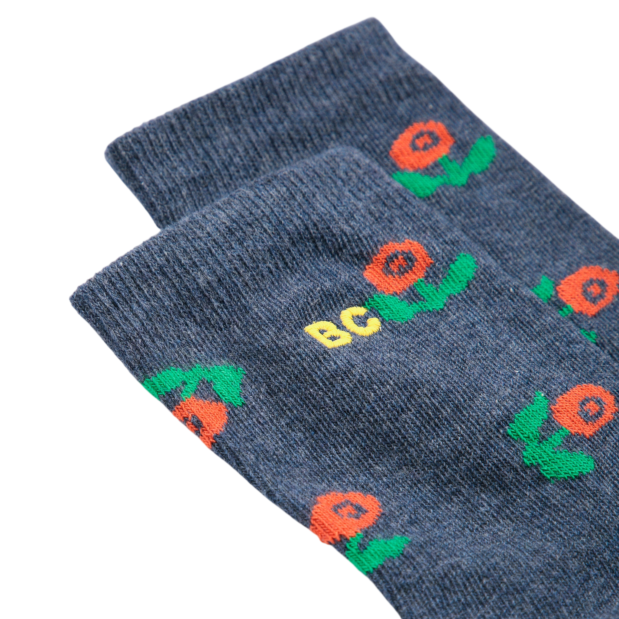 Socken Stamp Bloom All Over Violett