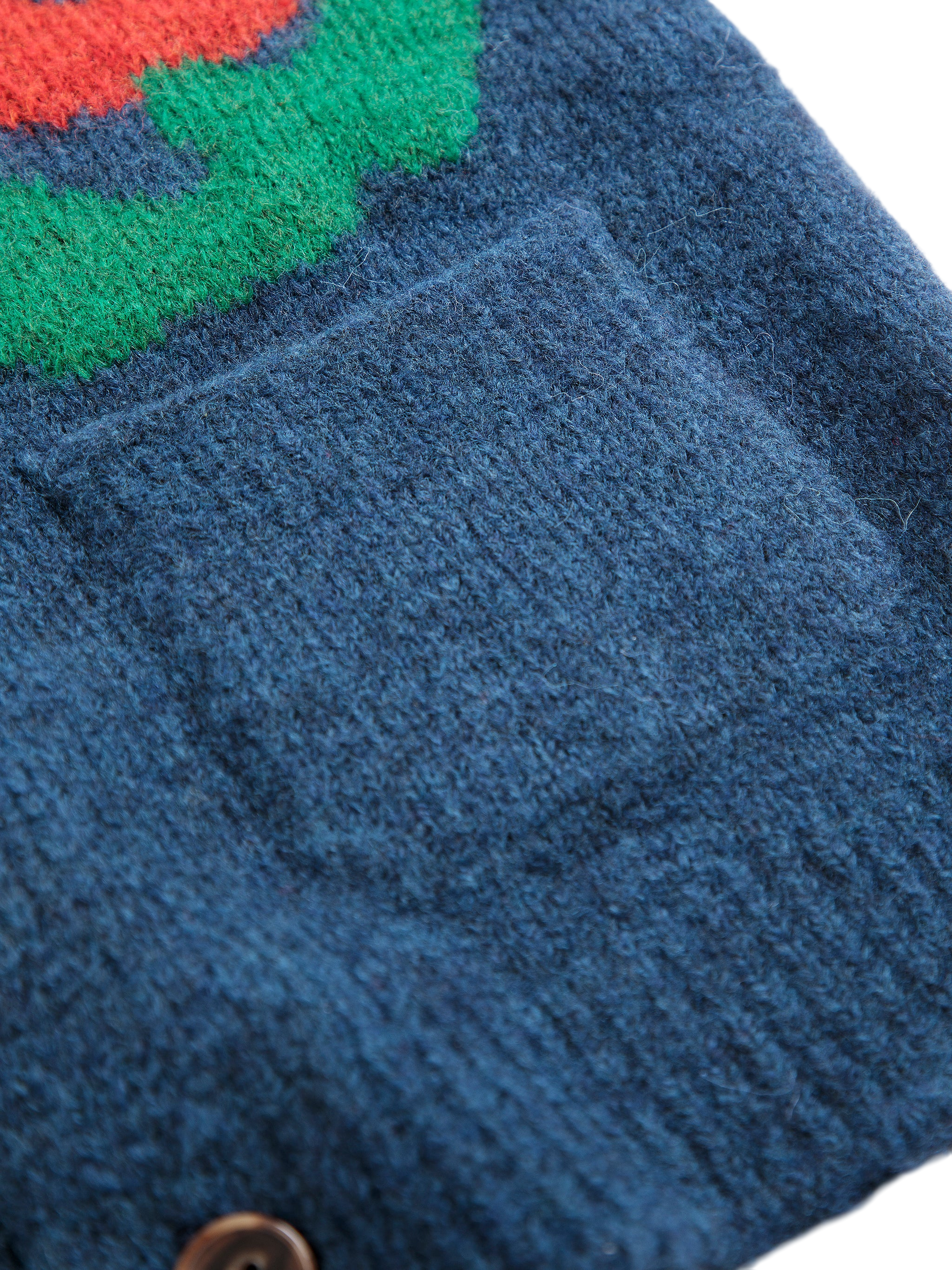 Strickjacke Stamp Bloom Midnight Blue