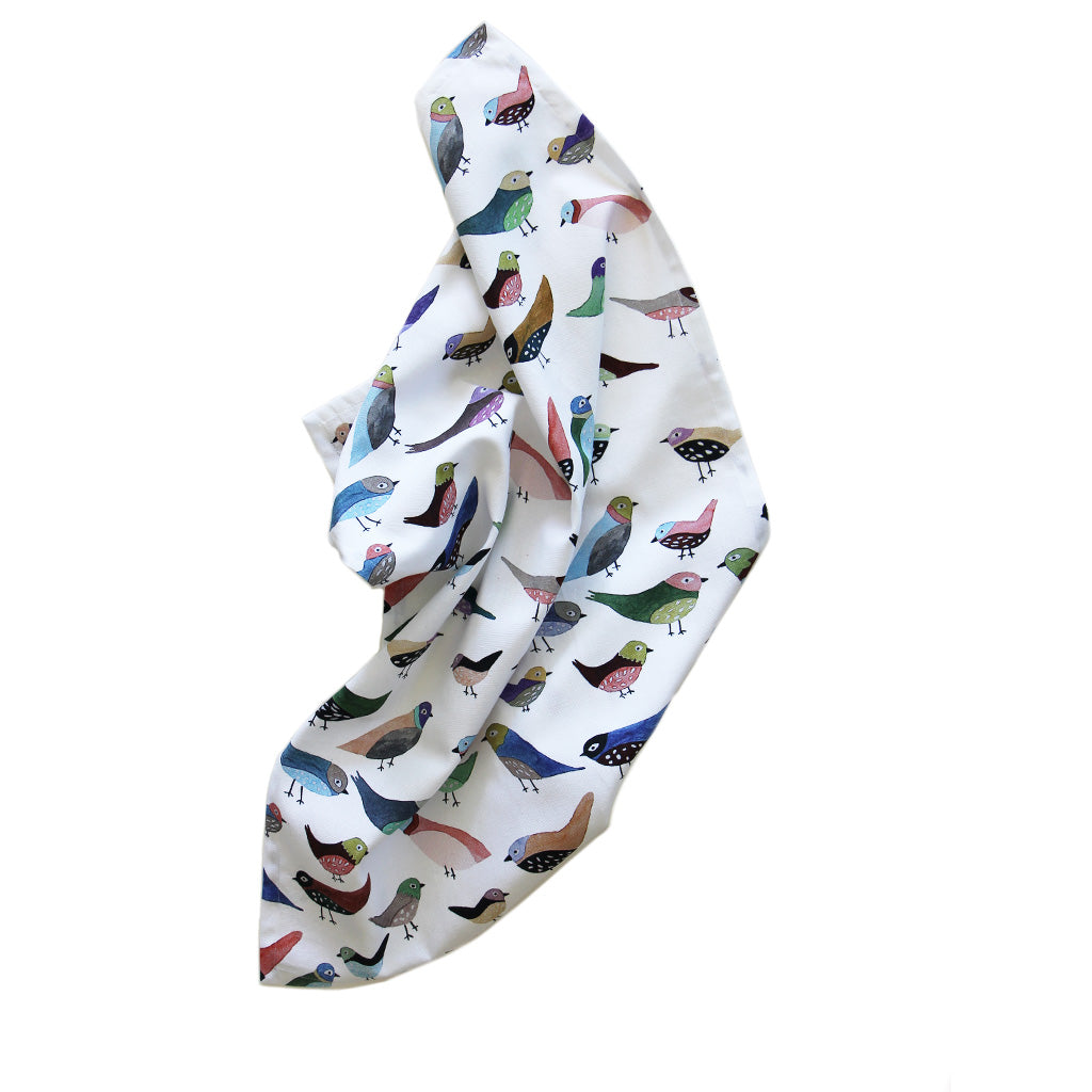 Torchon imprimé « Bird multi »