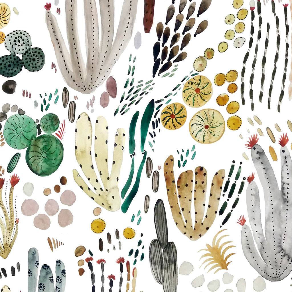 Torchon imprimé « My Cactus multi »
