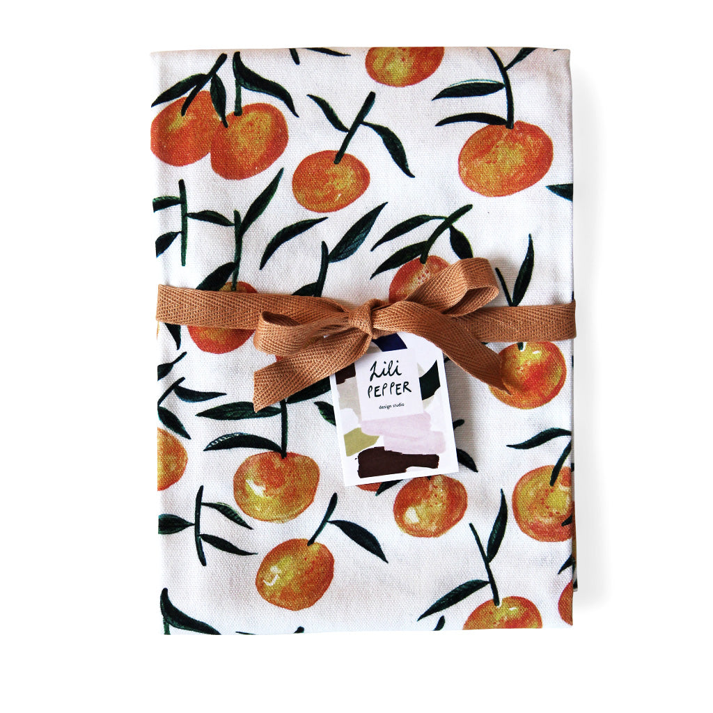 Torchon imprimé « My Clementine multi »