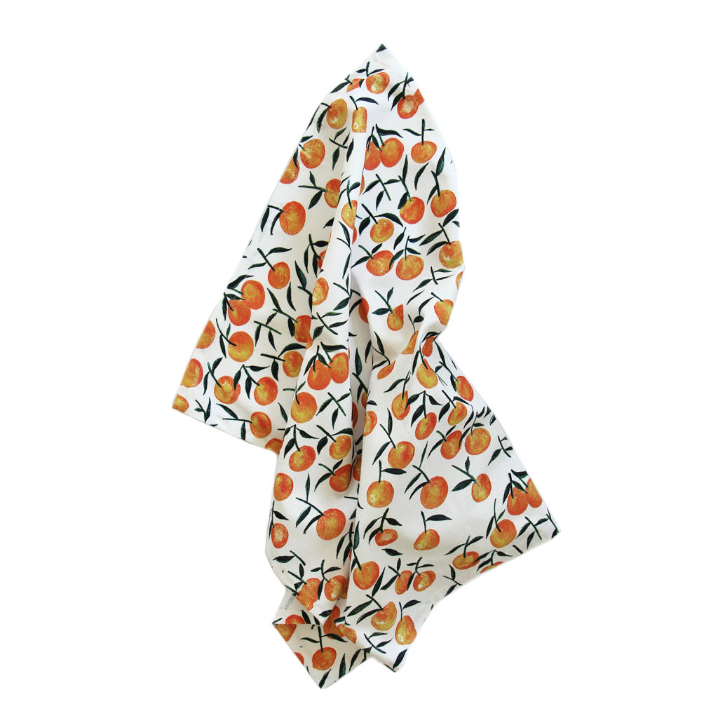 Torchon imprimé « My Clementine multi »