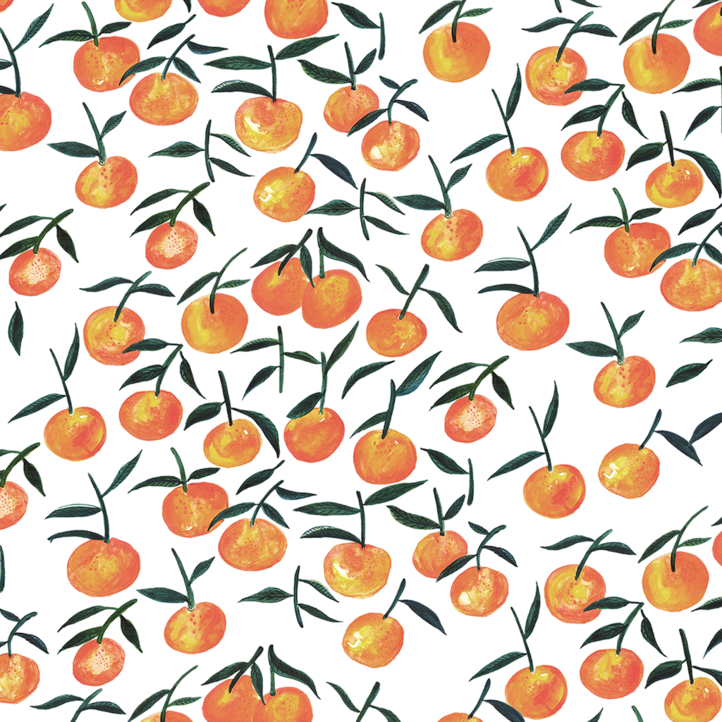 Torchon imprimé « My Clementine multi »