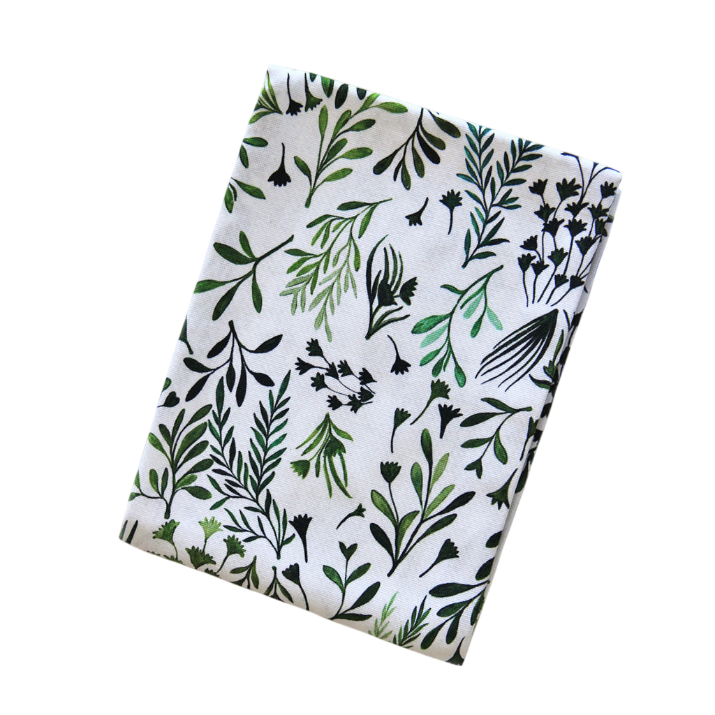 Torchon imprimé « My Green Leaves multi »