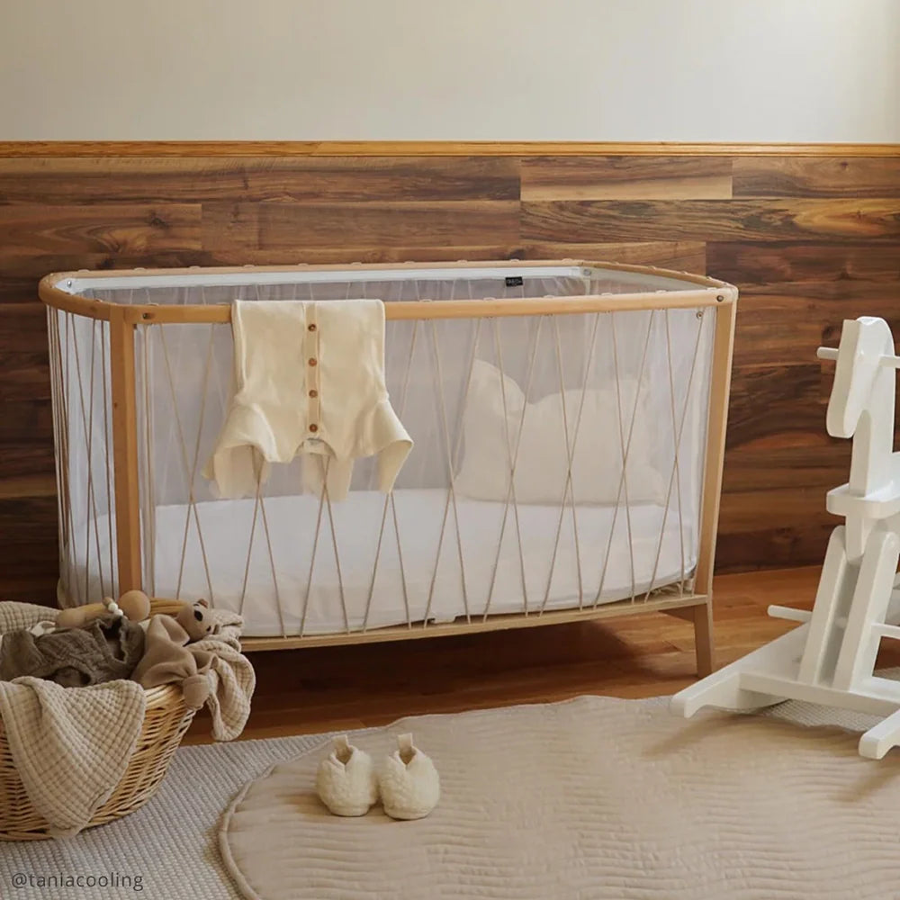 Lit bébé KIMI Kit 120 avec matelas et surmatelas Desert