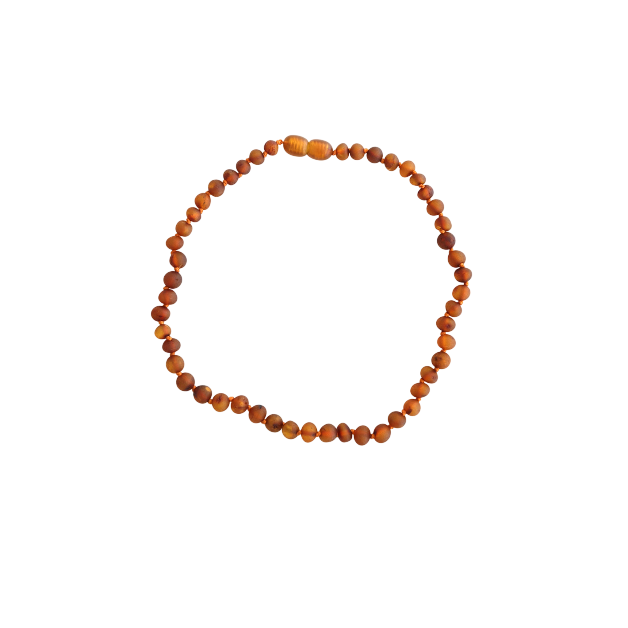 Collier pour bébé « Ambre caramel »