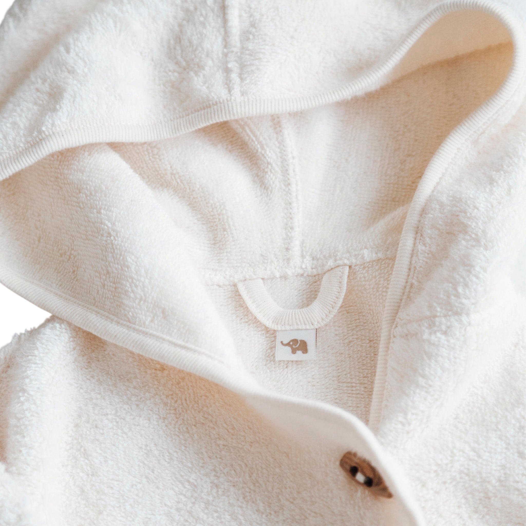 Peignoir pour bébé couleur vanille