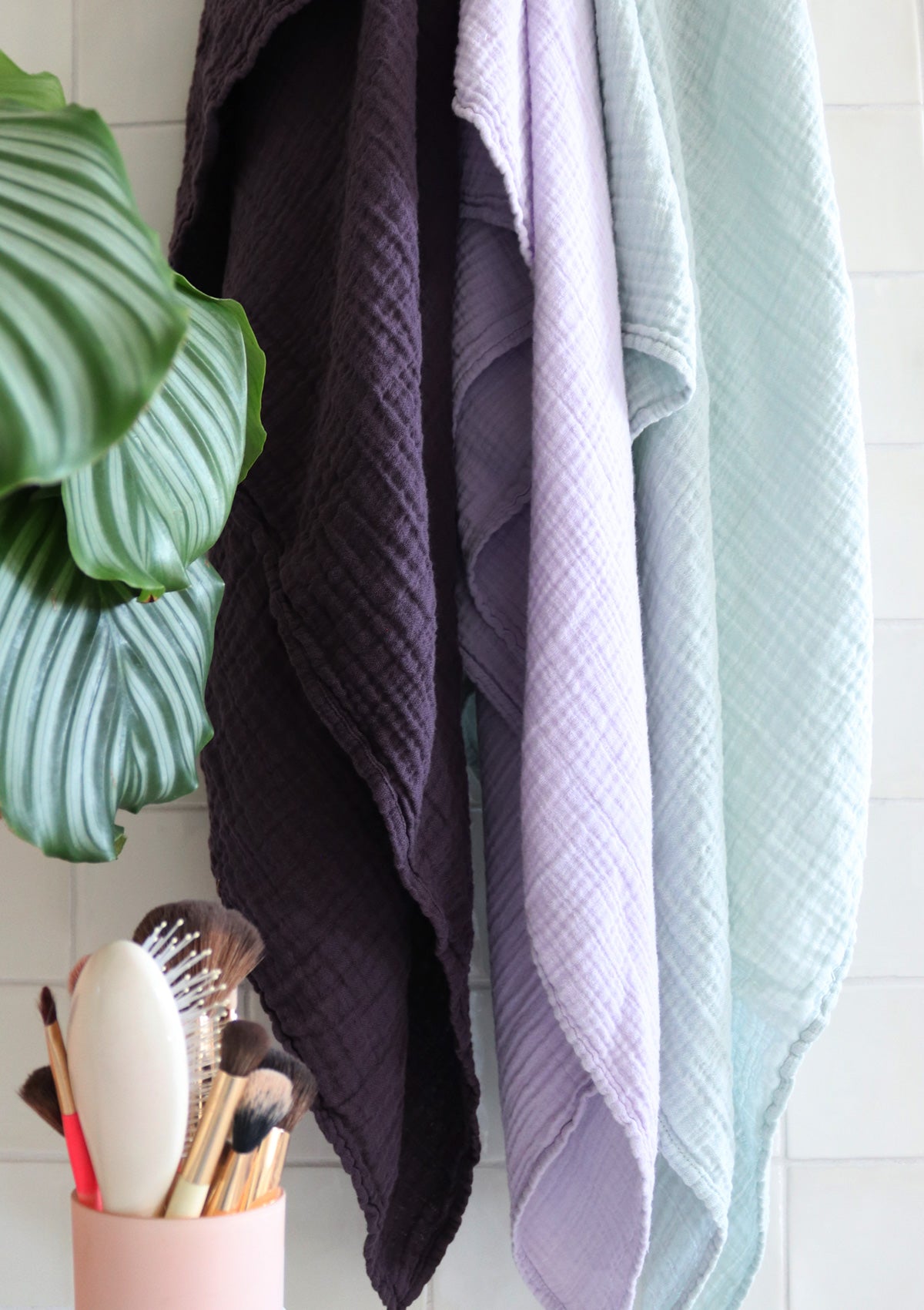 Decke Nooshi aubergine