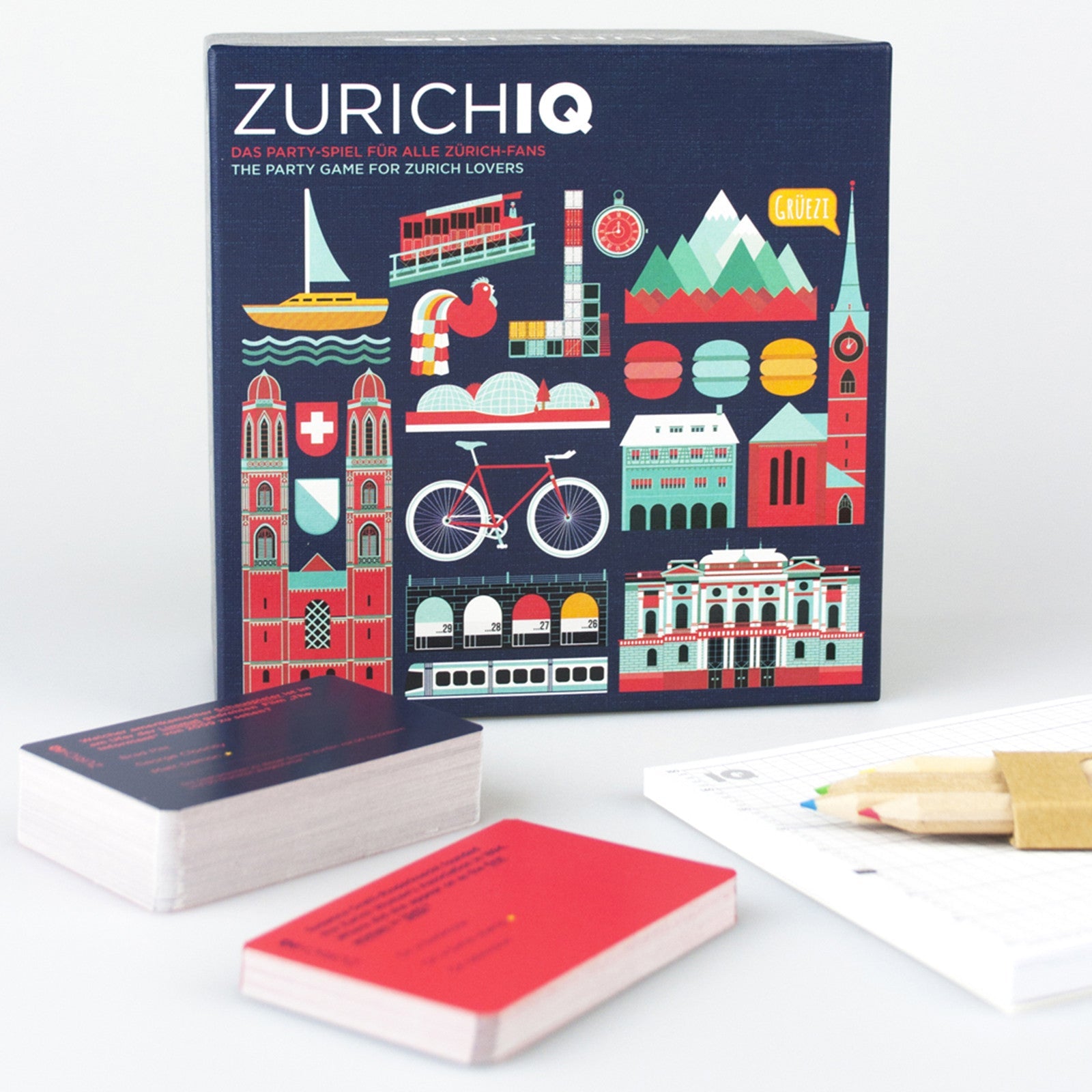 Jeu ZurichIQ bleu