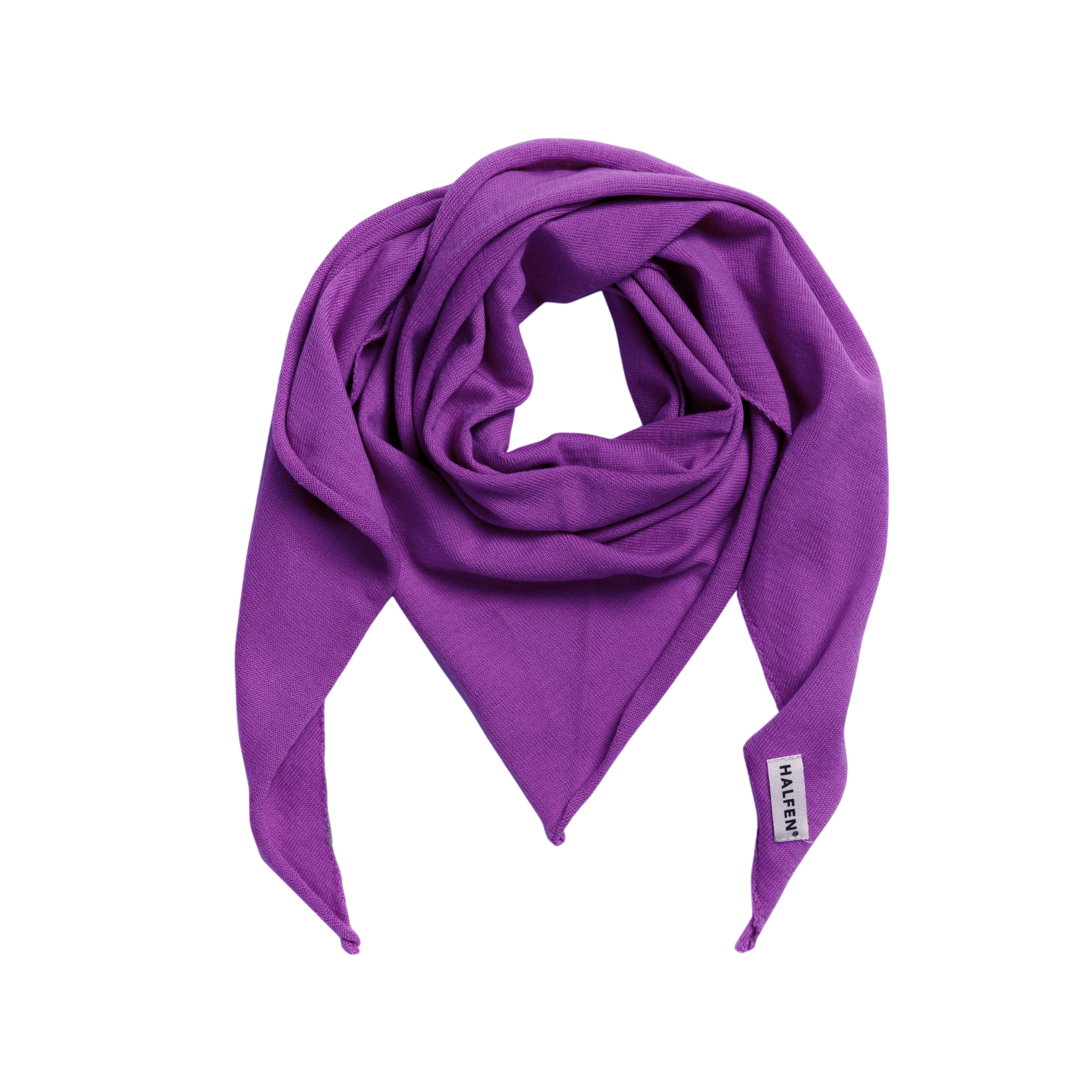 Dreieckstuch Strick Purple