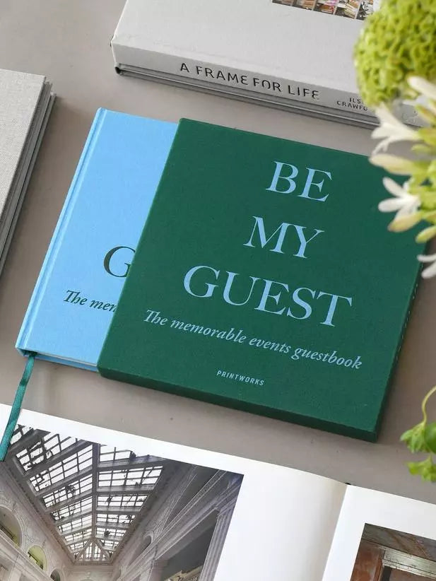Green/Blue Guest Book