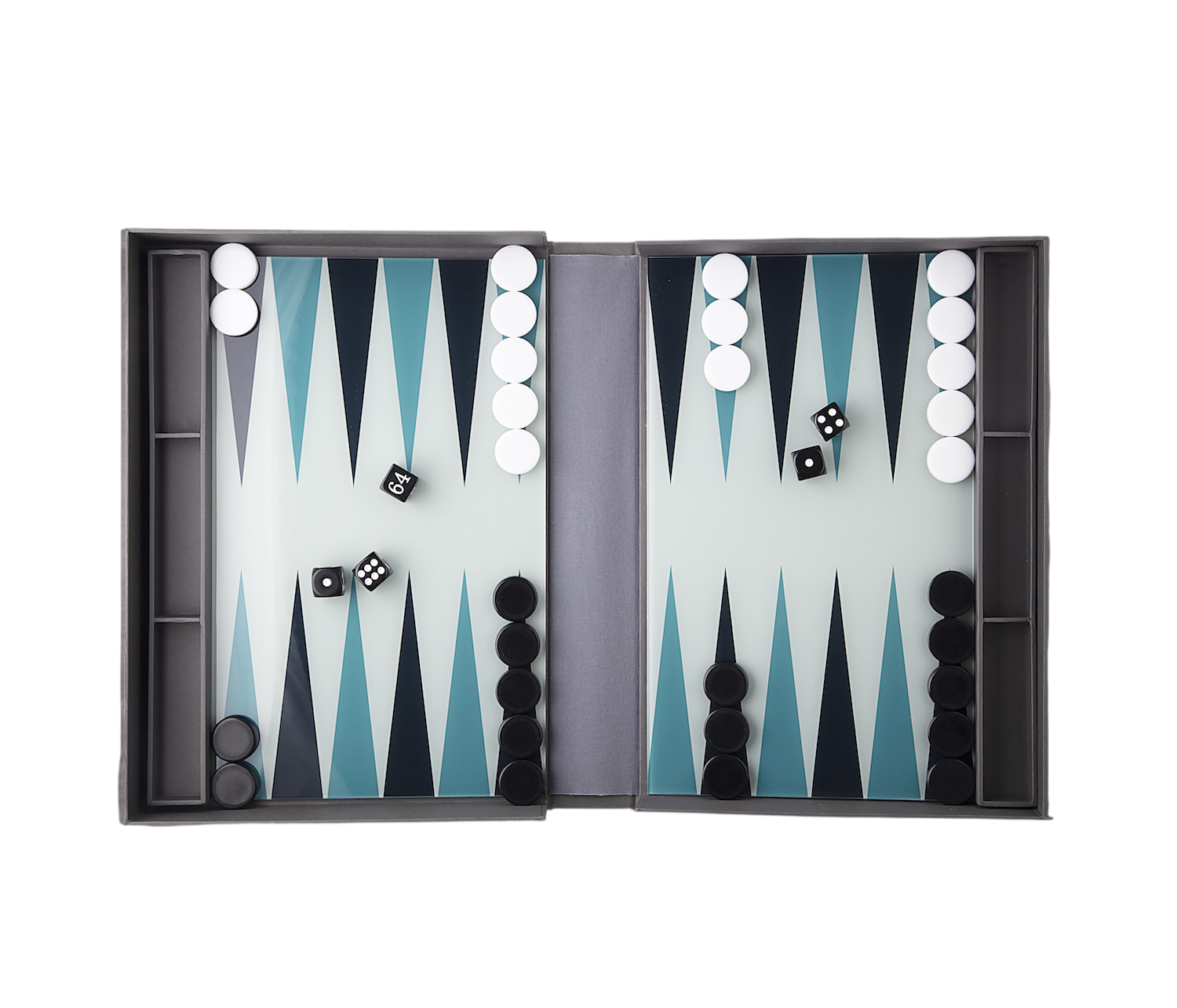 Jeu CLASSIC Backgammon gris