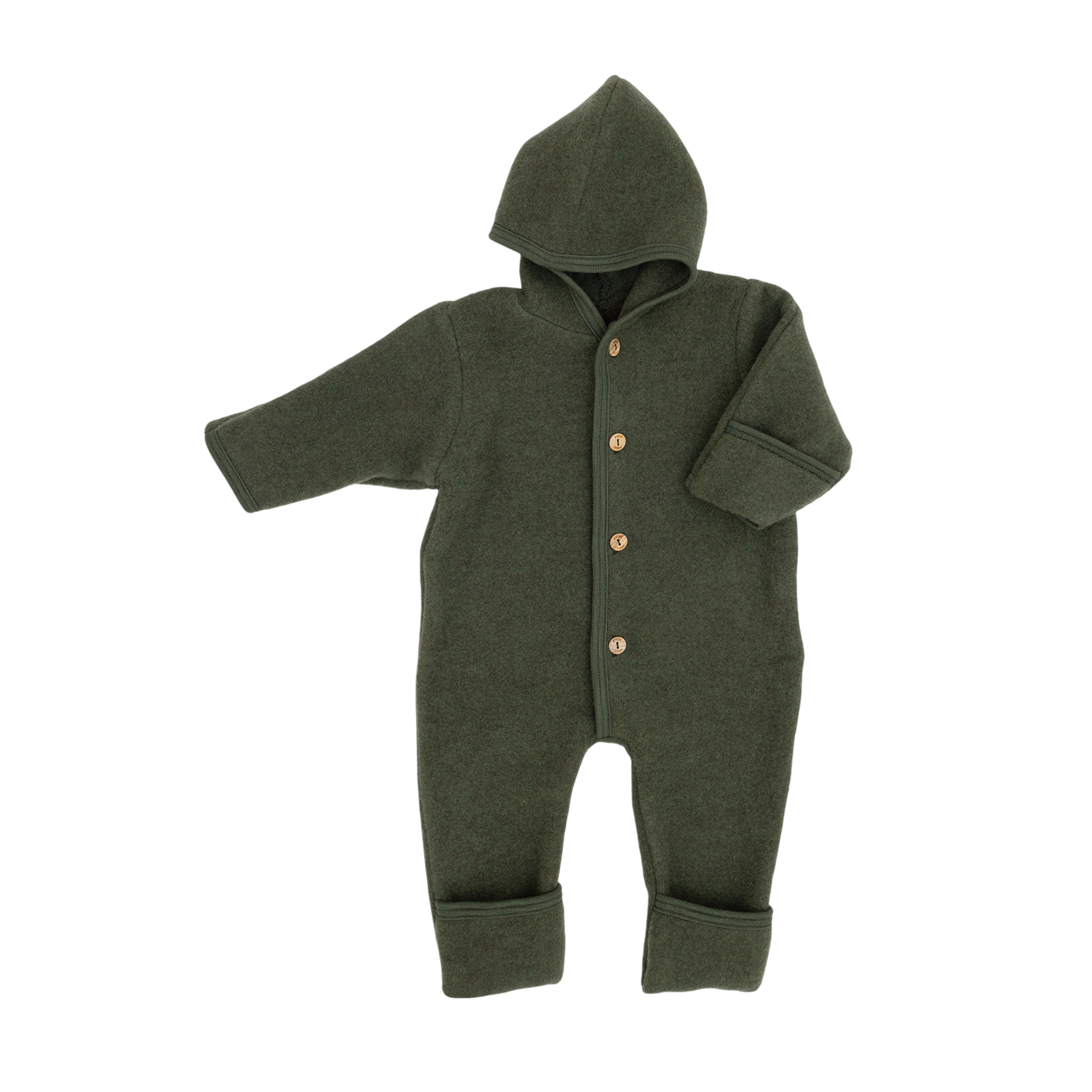 Engel Baby Overall Merinowolle Schilf Melange