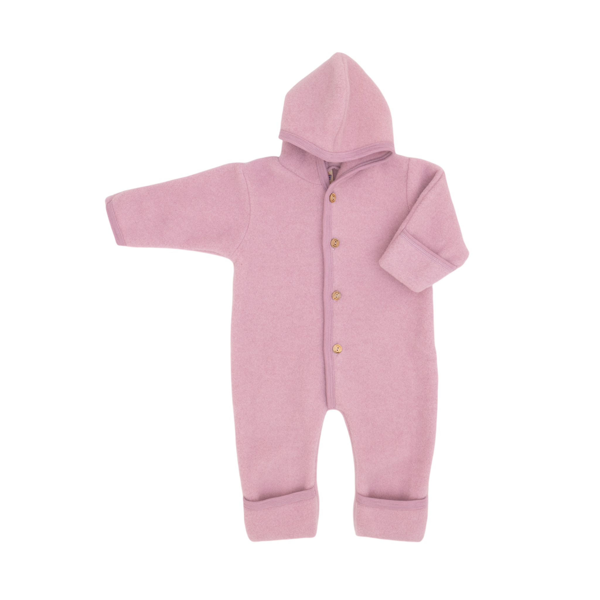 Engel Baby Overall Merinowolle Rosenholz Melange