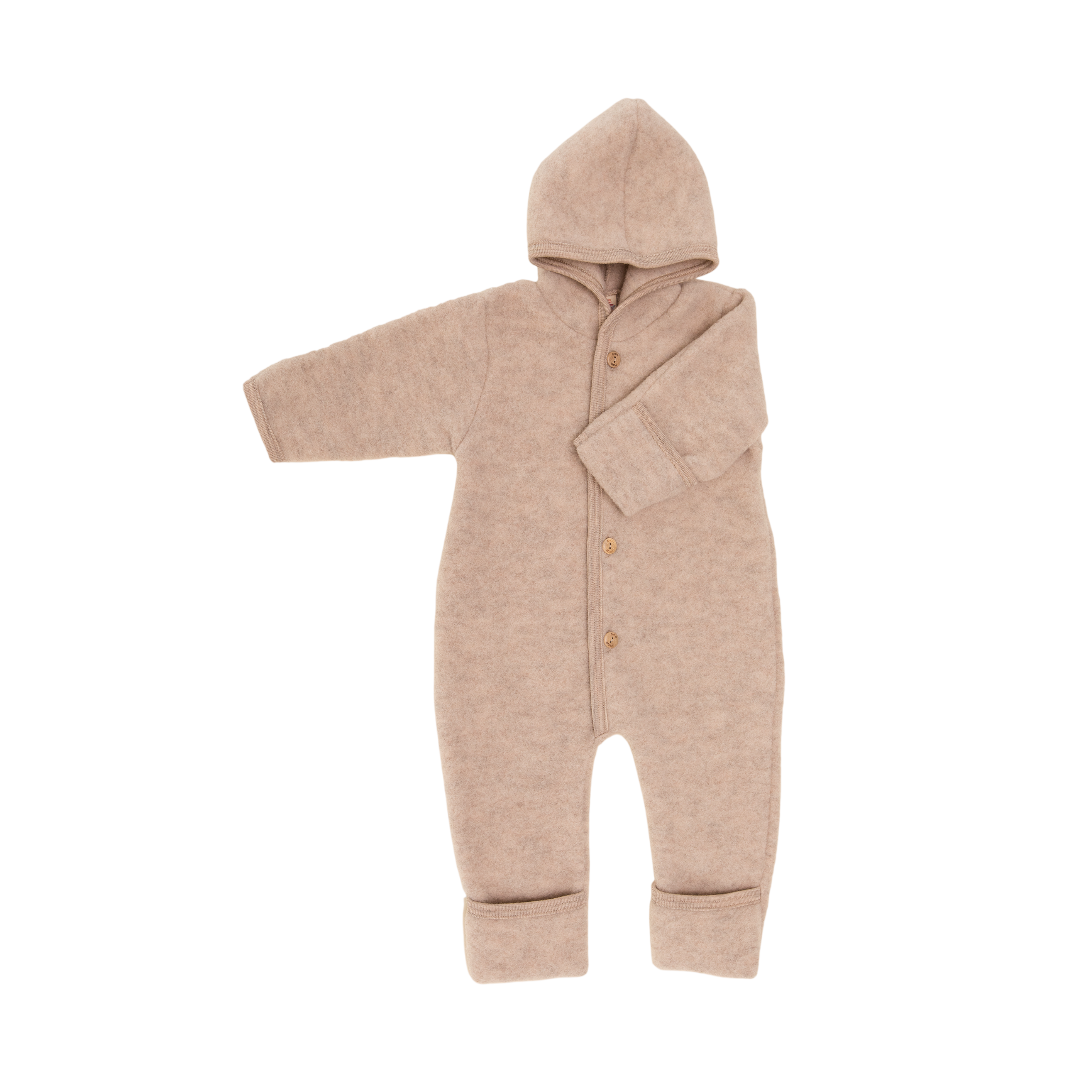 Engel Baby Overall Merinowolle Sand Melange