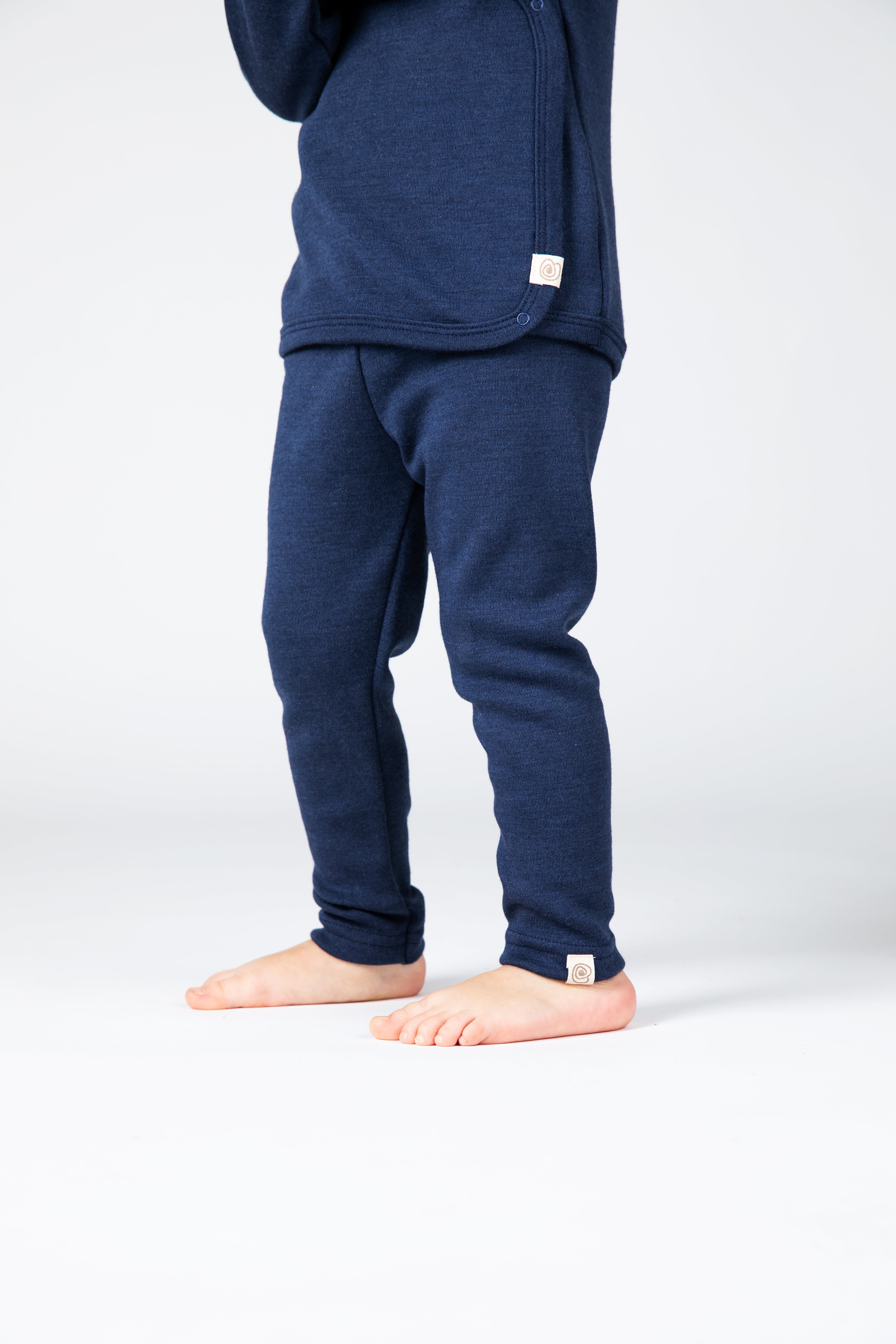 Engel Baby Wickelshirt Merinowolle & Seide Marine
