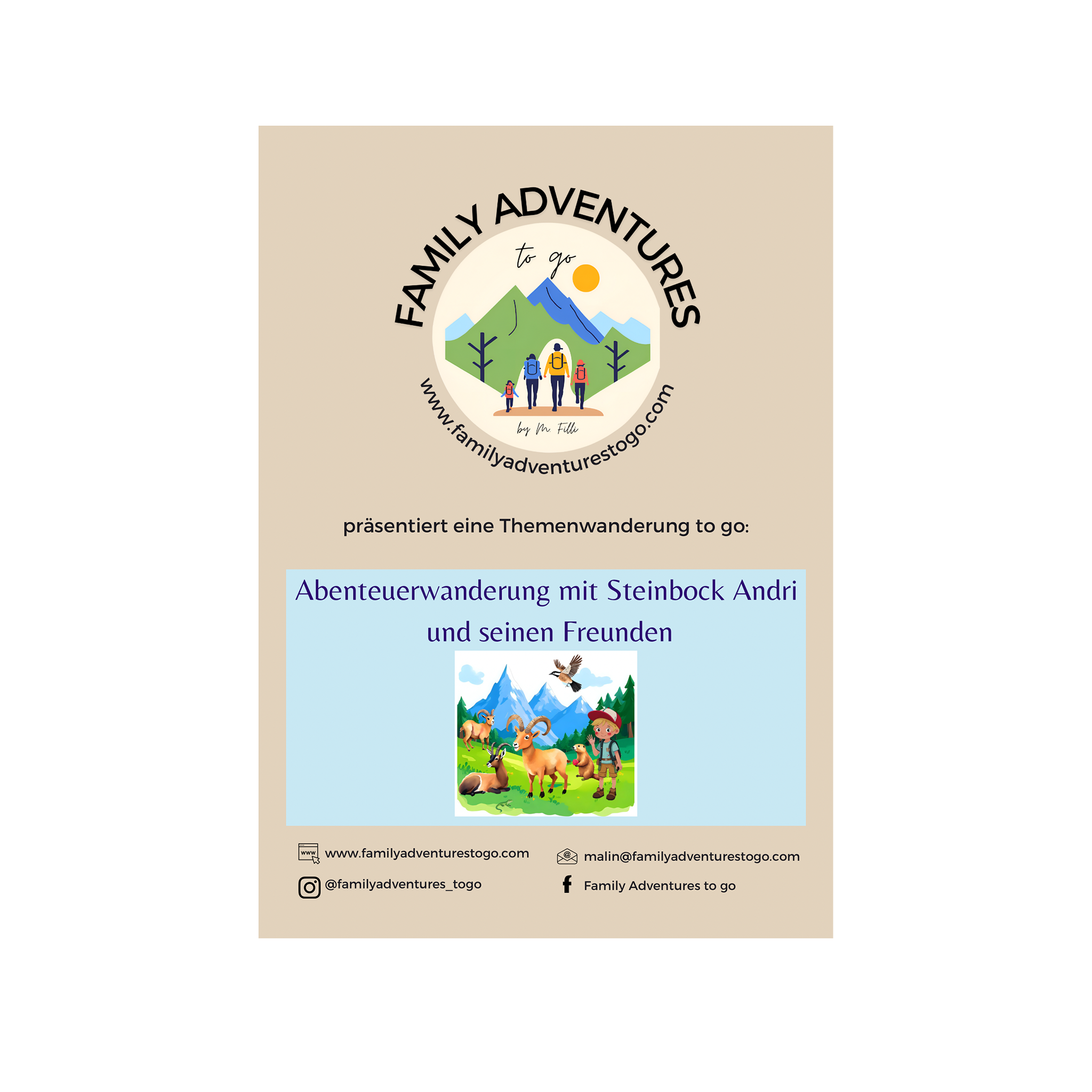 Adventure Hike with Andri the Ibex (Single Product)