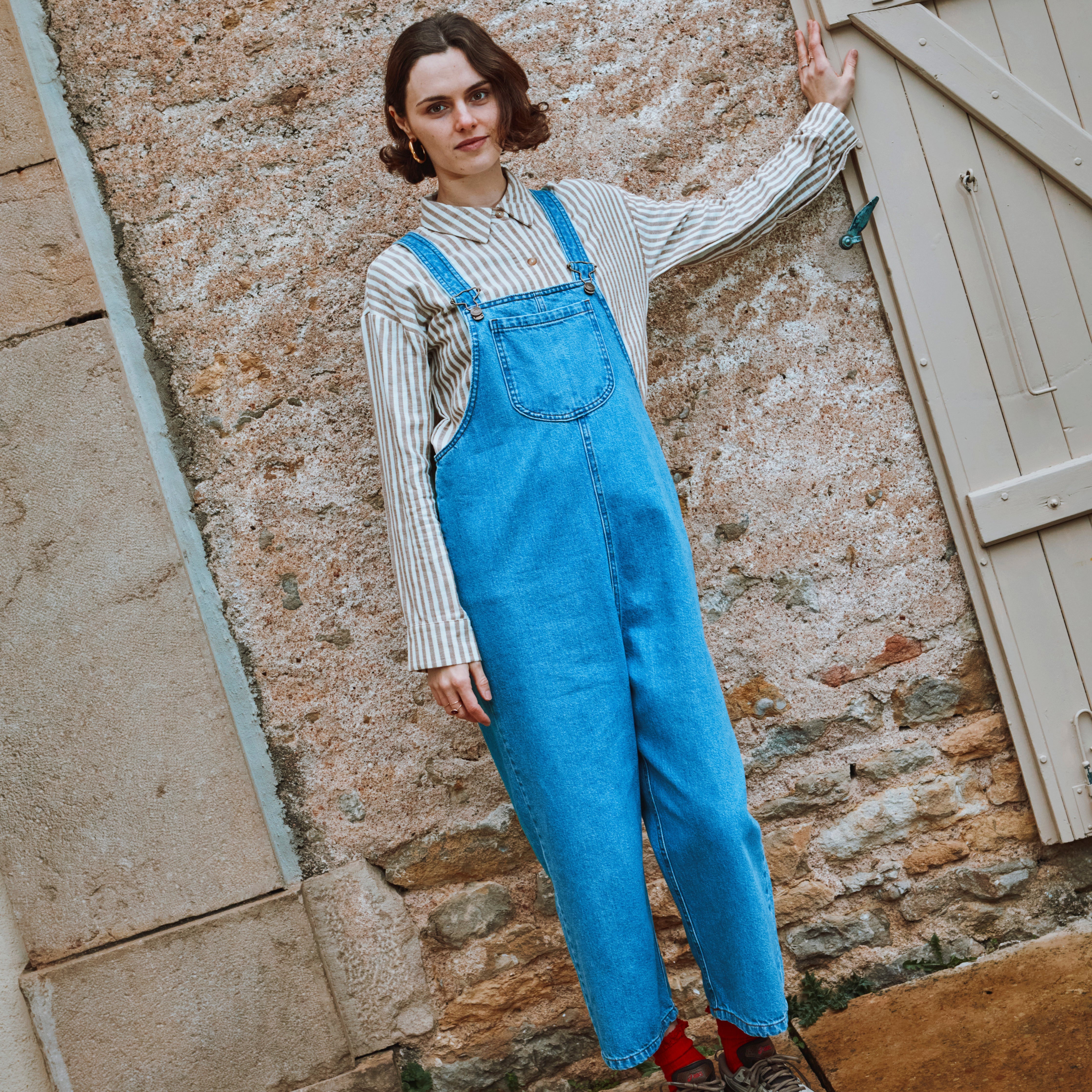 SALOPETTE POUR ADULTES CISTE BLEU