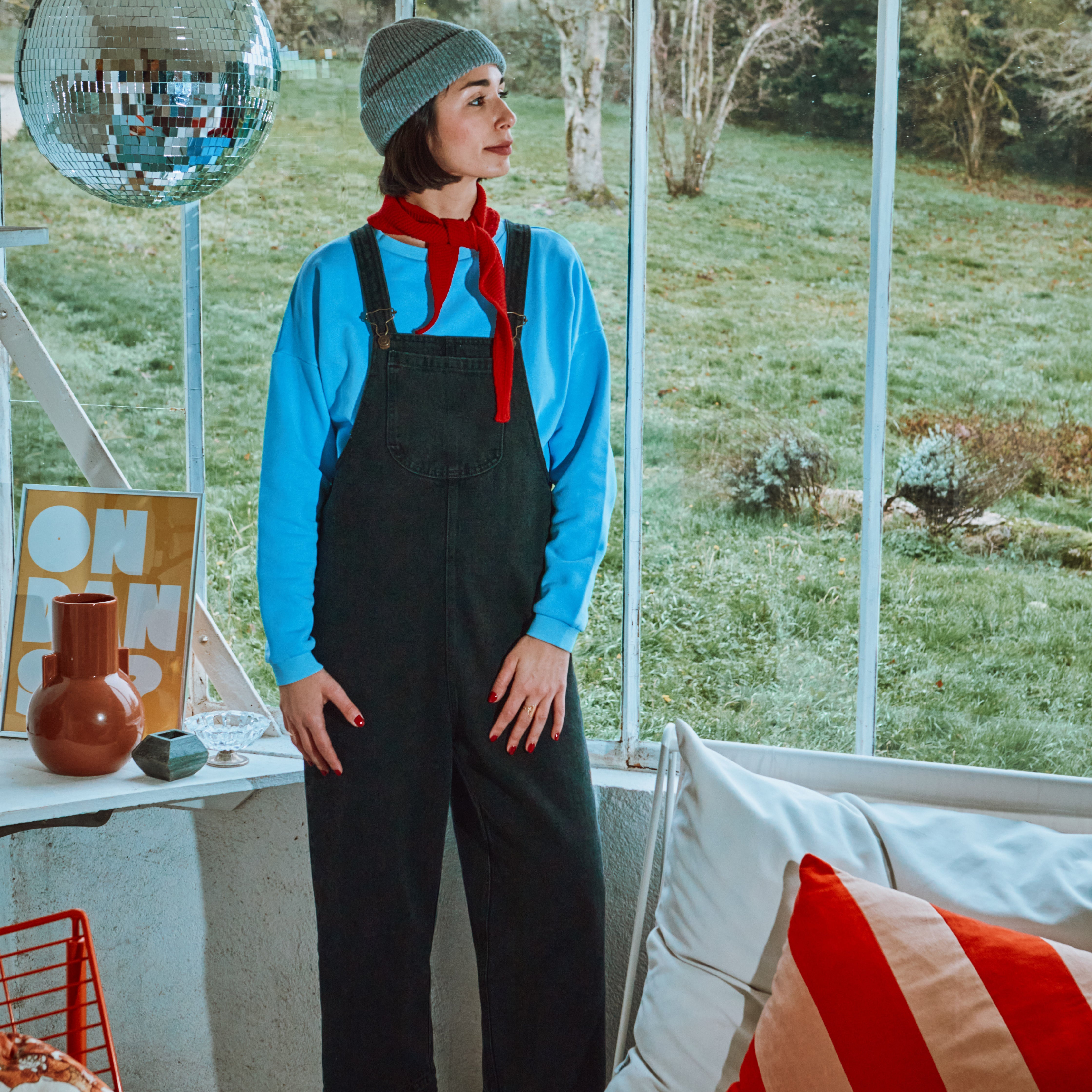 ADULT OVERALLS CISTE NOIR