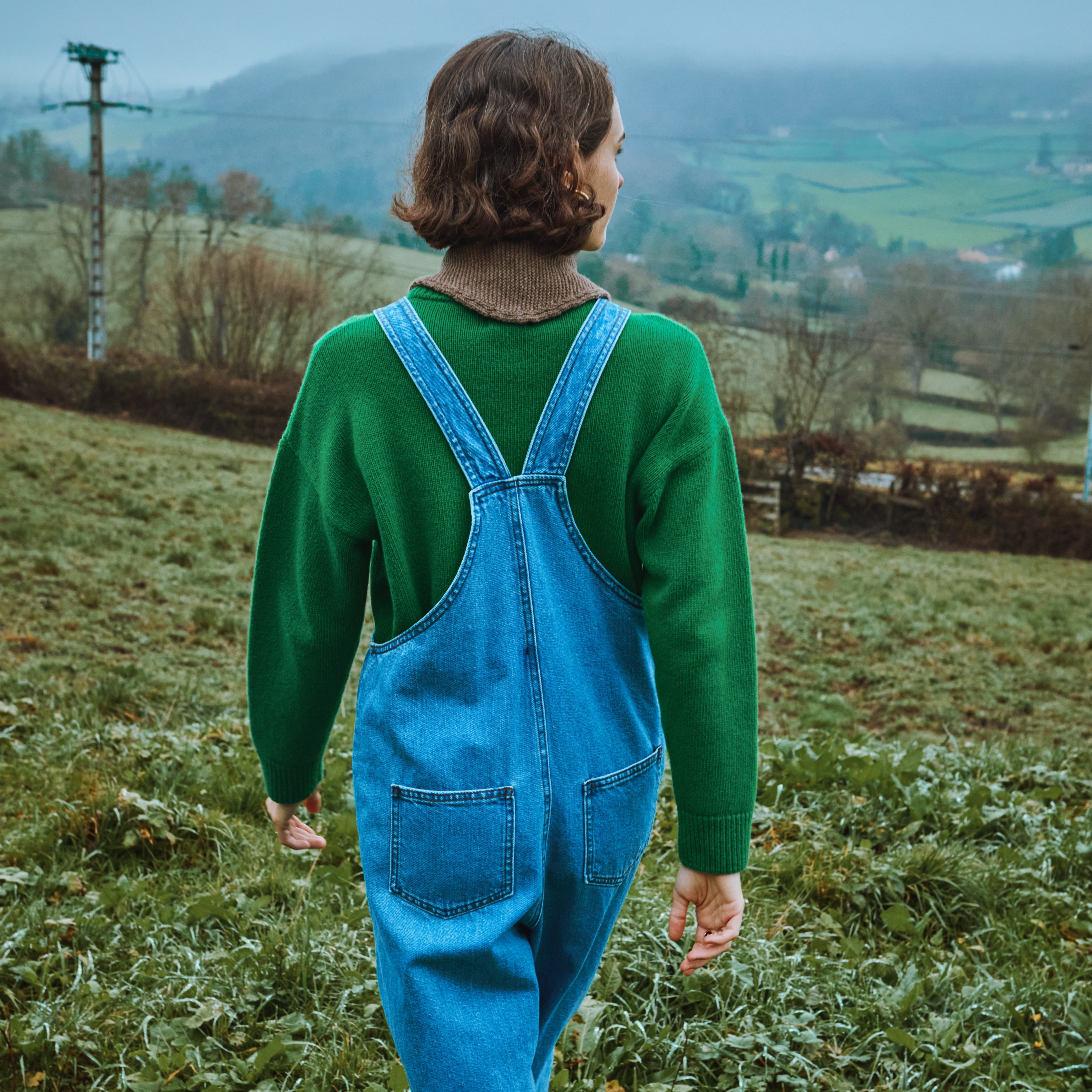 Adult Sweater Azalee Emerald Green