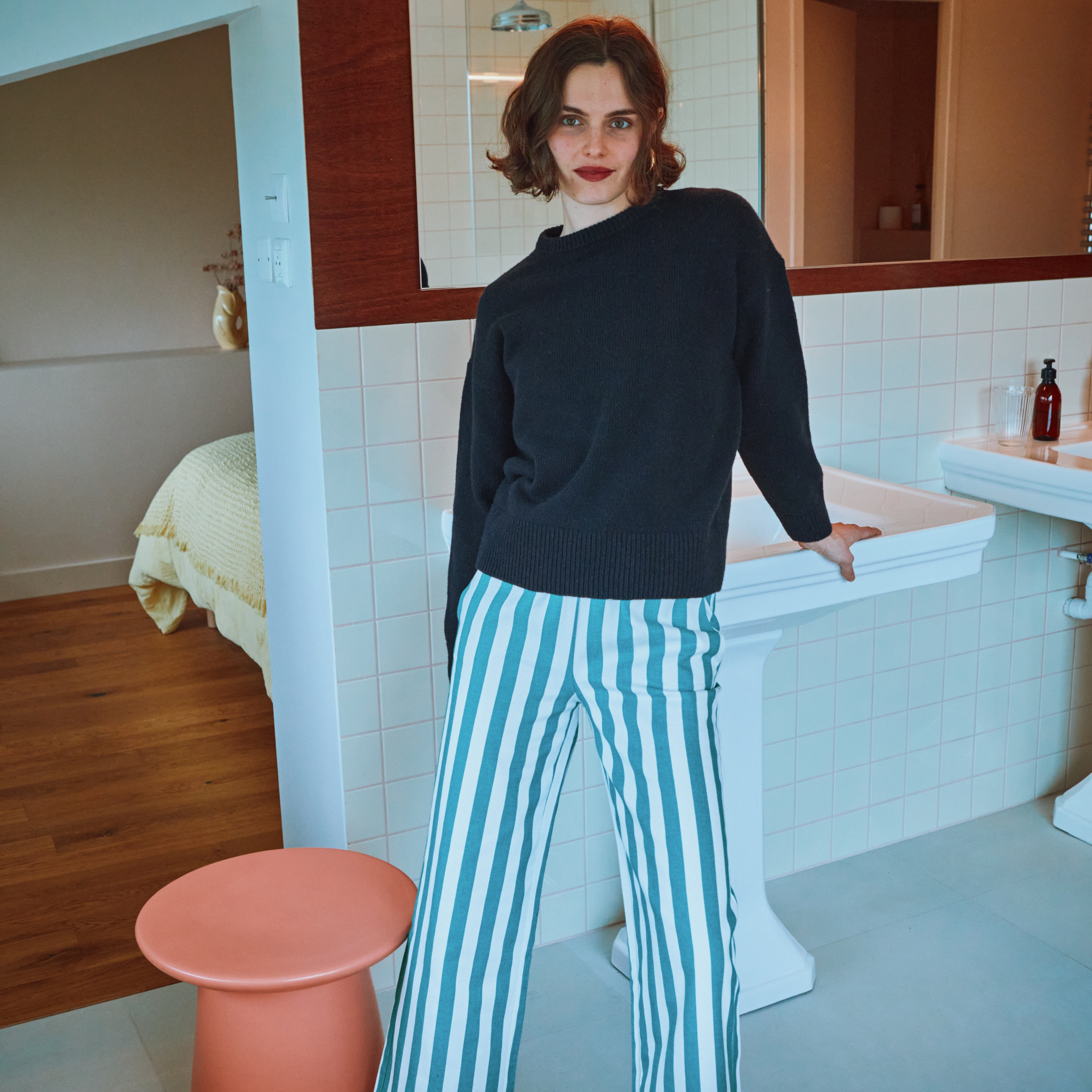 Adult Pullover Azalee Navy Blue
