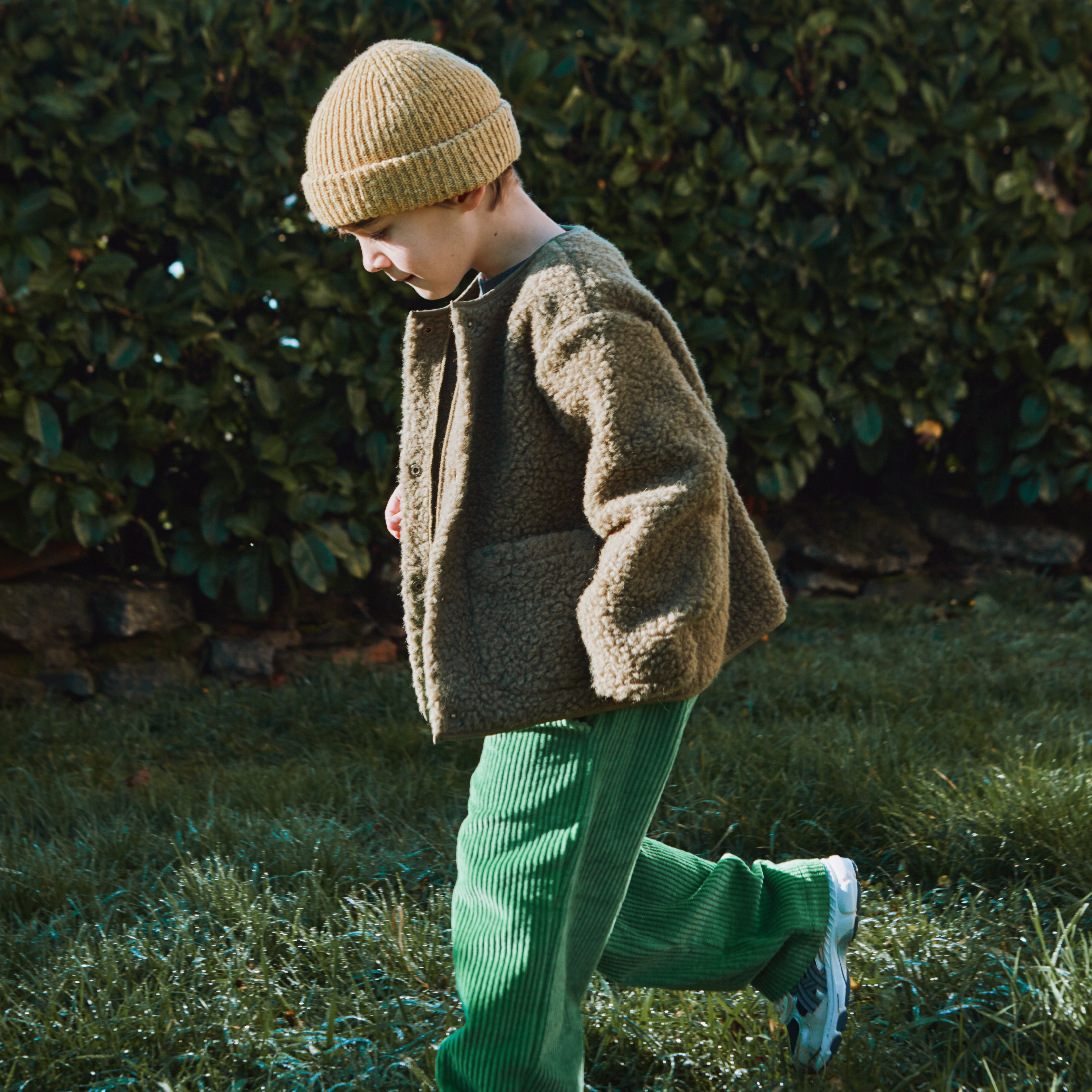 Beanie Speckled Yellow