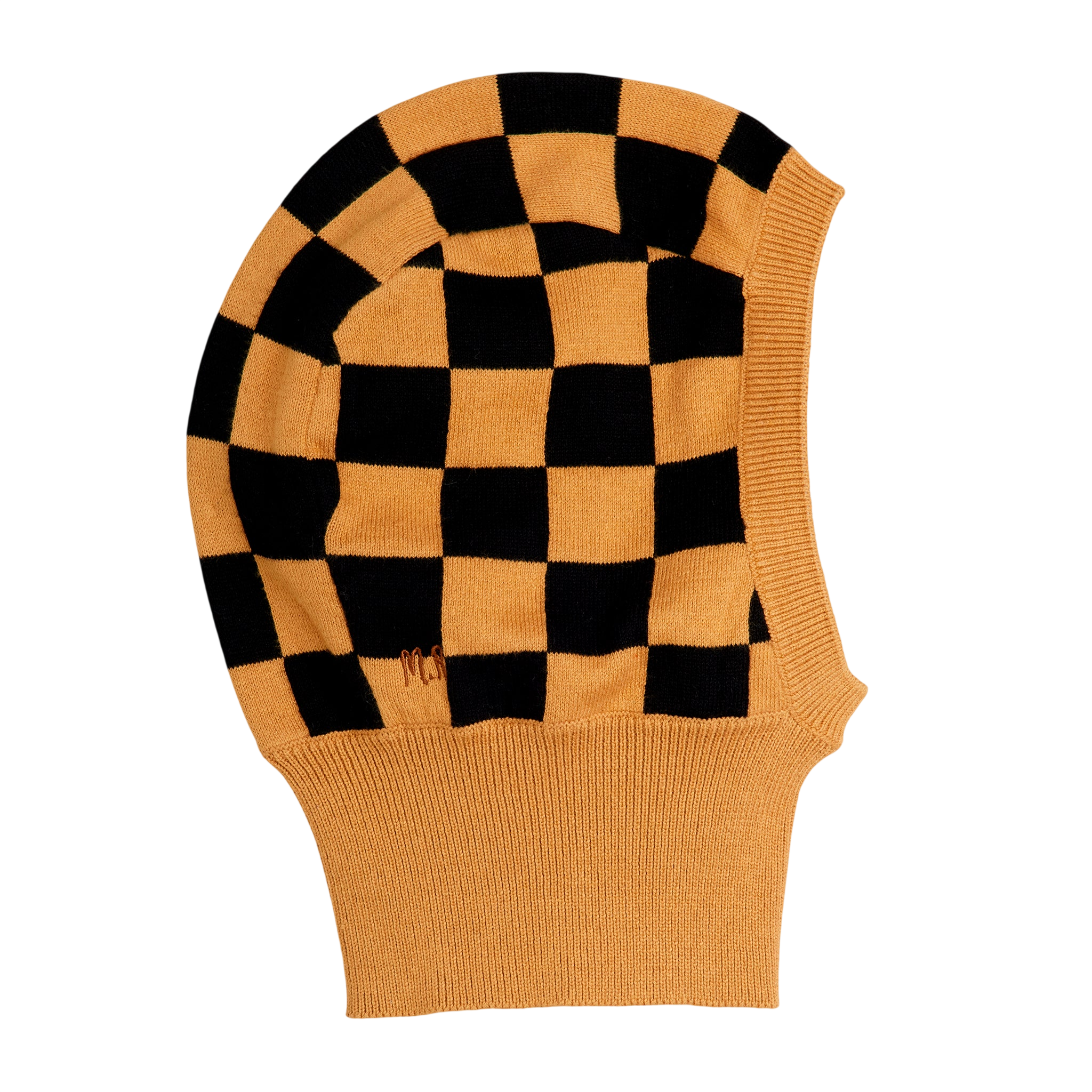 Balaclava, Chess Check, Limited Stock, Brown / Chess Check Knit Balaclava, Limited Stock, Brown