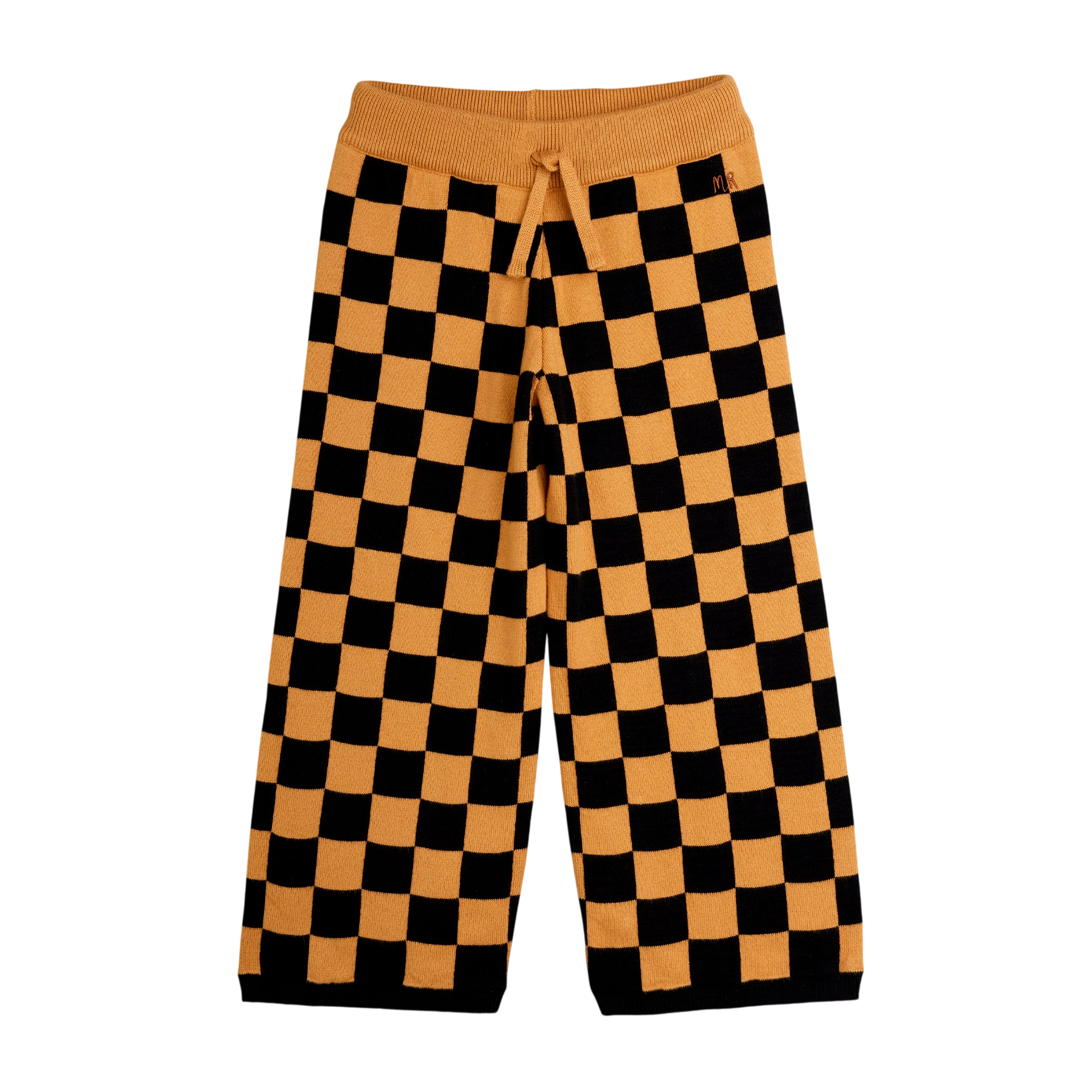 Chess Check Pants - Limited Stock - Brown / Chess Check Knitted Pants - Limited Stock - Brown