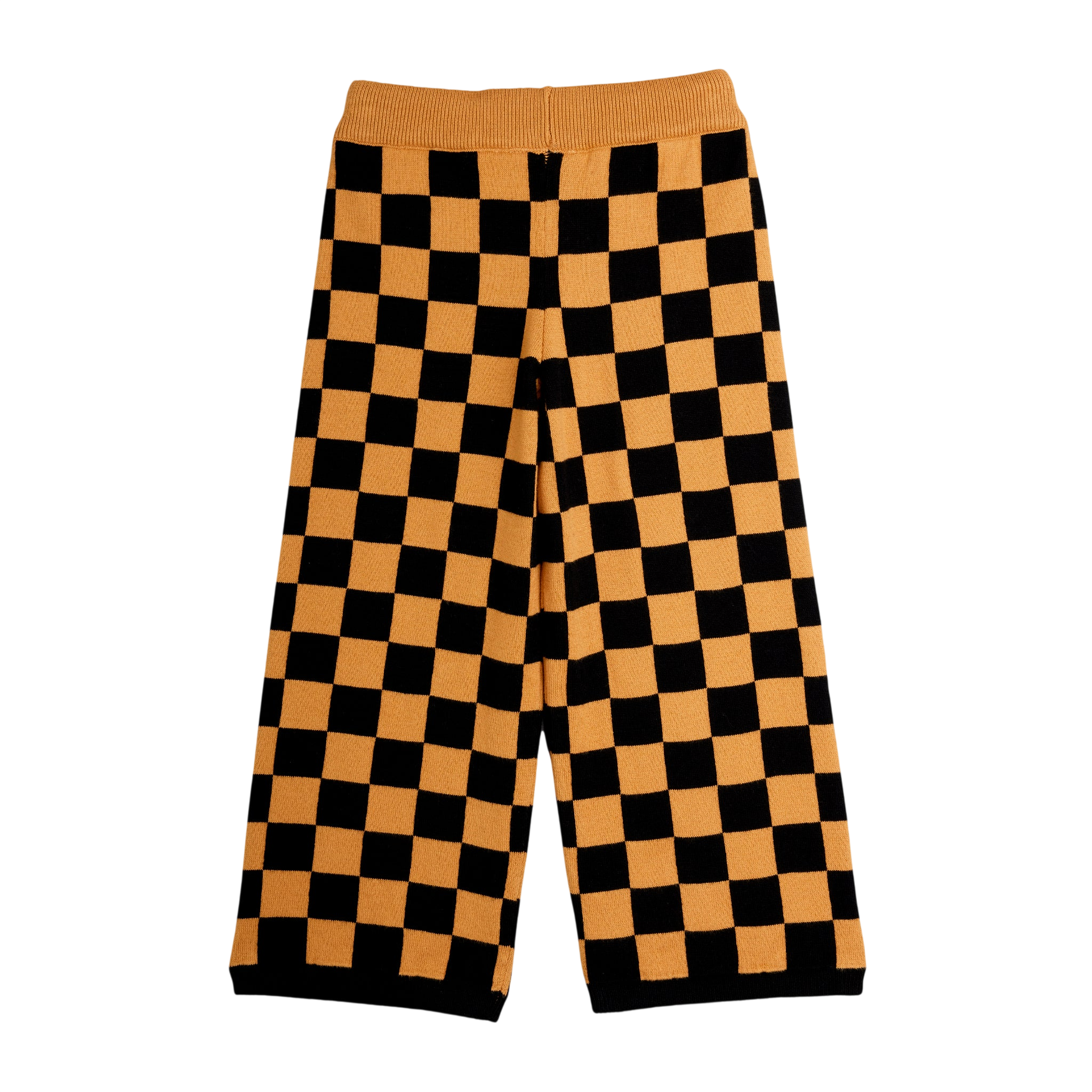 Chess Check Pants - Limited Stock - Brown / Chess Check Knitted Pants - Limited Stock - Brown
