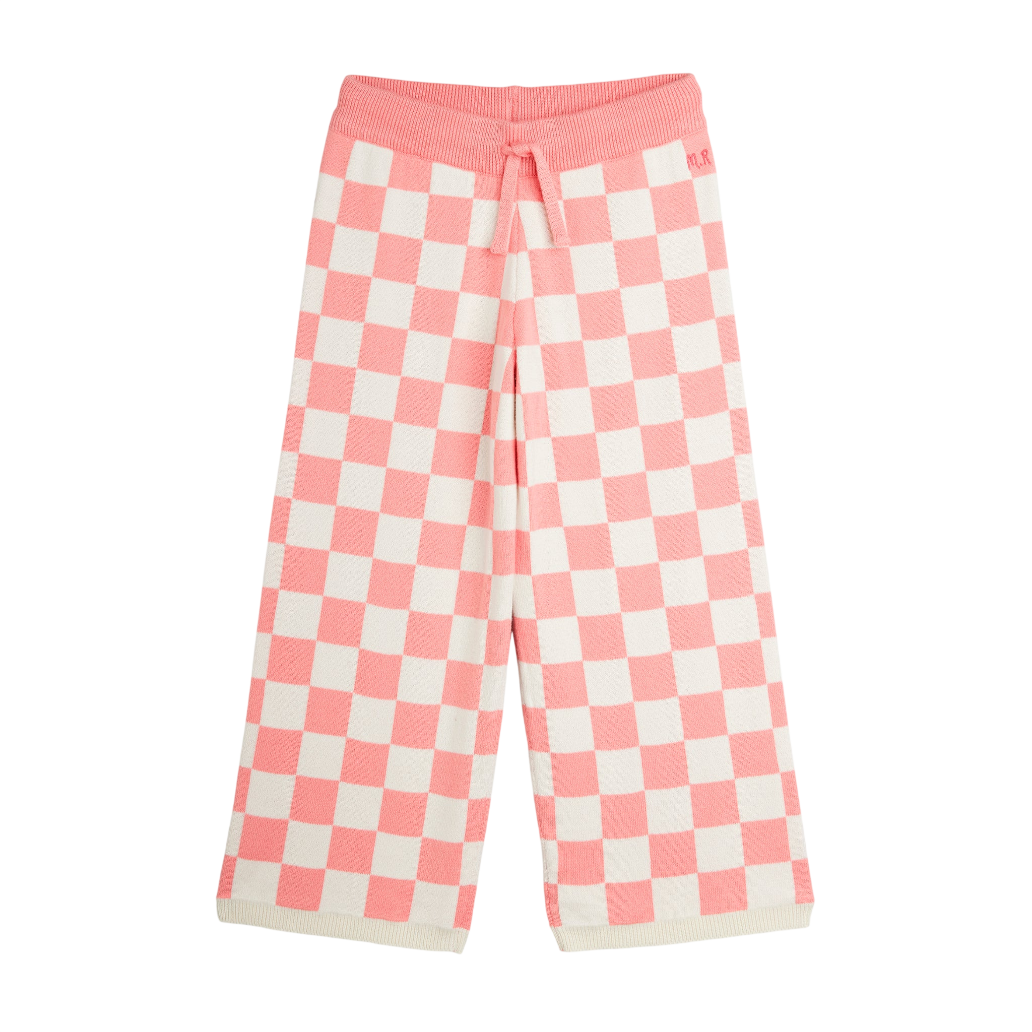 Chess Check Limited Stock Pink Training Pants / Chess Check Knitted Pants Limited Stock Pink