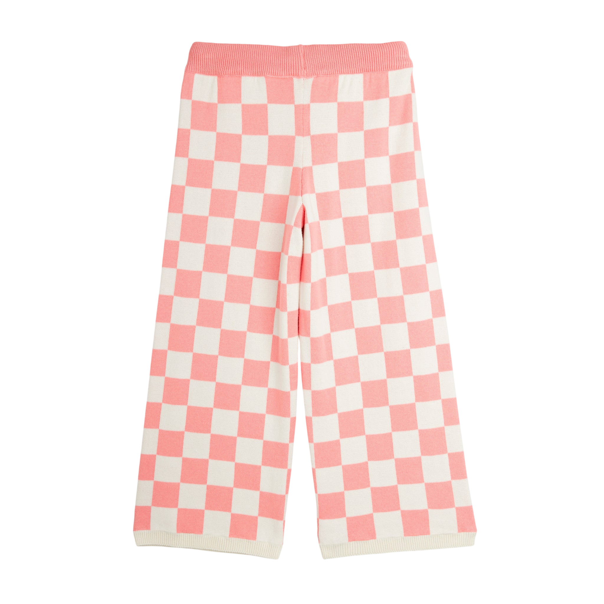 Chess Check Limited Stock Pink Training Pants / Chess Check Knitted Pants Limited Stock Pink