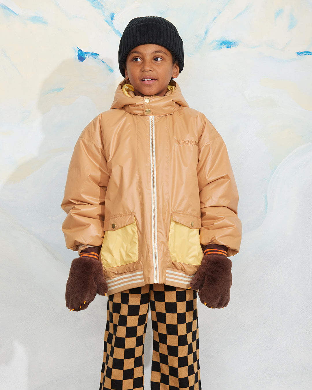 Chess Check Pants - Limited Stock - Brown / Chess Check Knitted Pants - Limited Stock - Brown