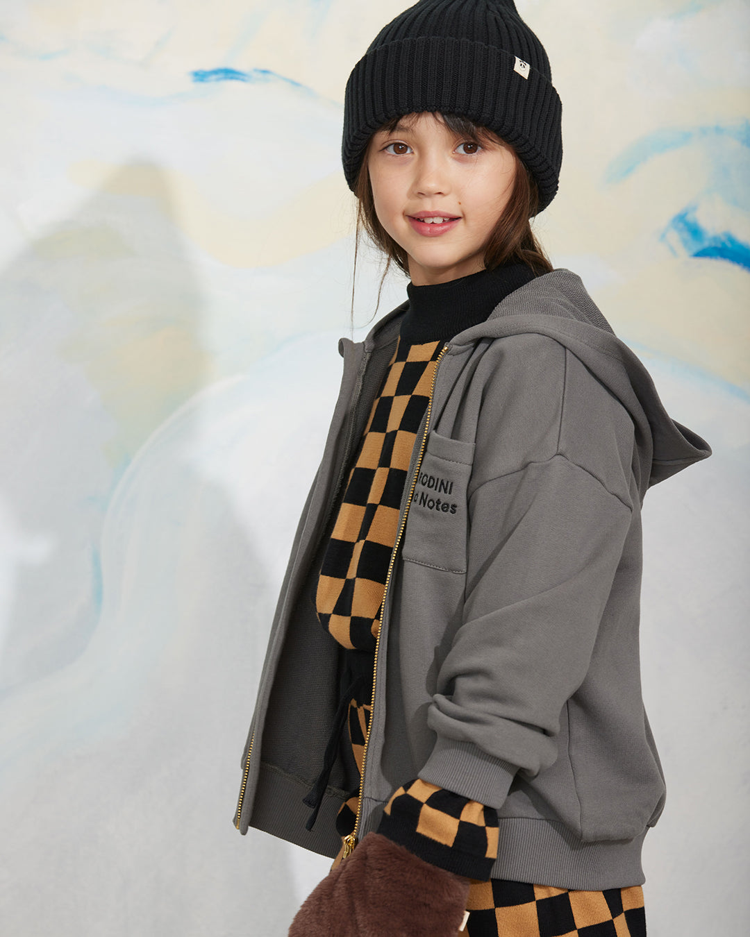 Chess Check Pants - Limited Stock - Brown / Chess Check Knitted Pants - Limited Stock - Brown