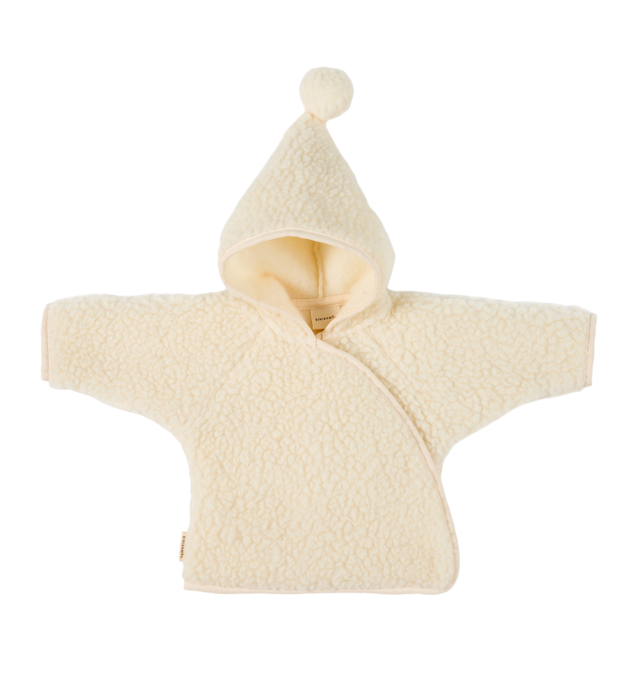 Binibamba Jacke Merino Snuggle Milk