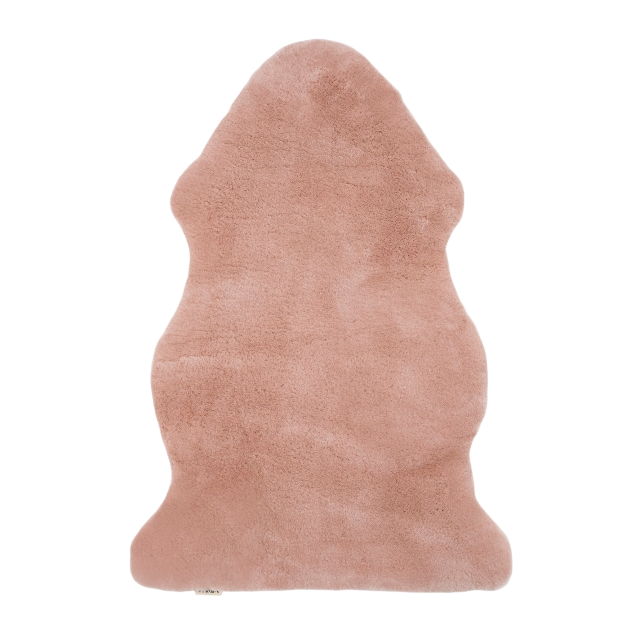Binibamba Lammfell Baby-Spieldecke Rose