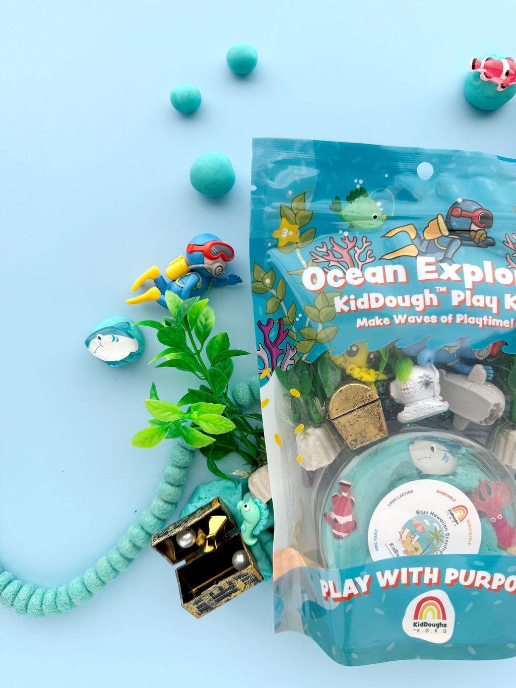 Kit de pâte à modeler « Explorateur des mers »
