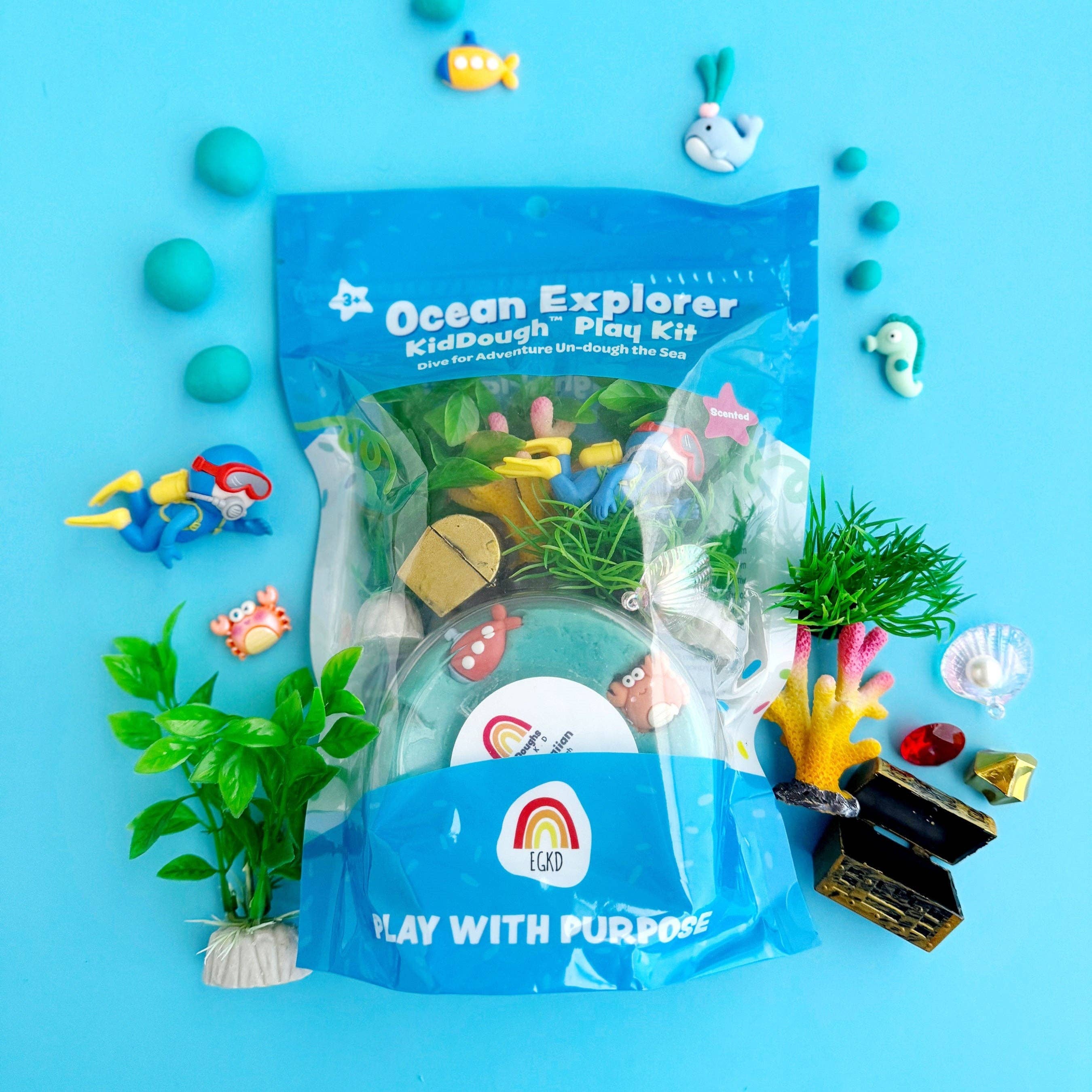 Kit de pâte à modeler « Explorateur des mers »