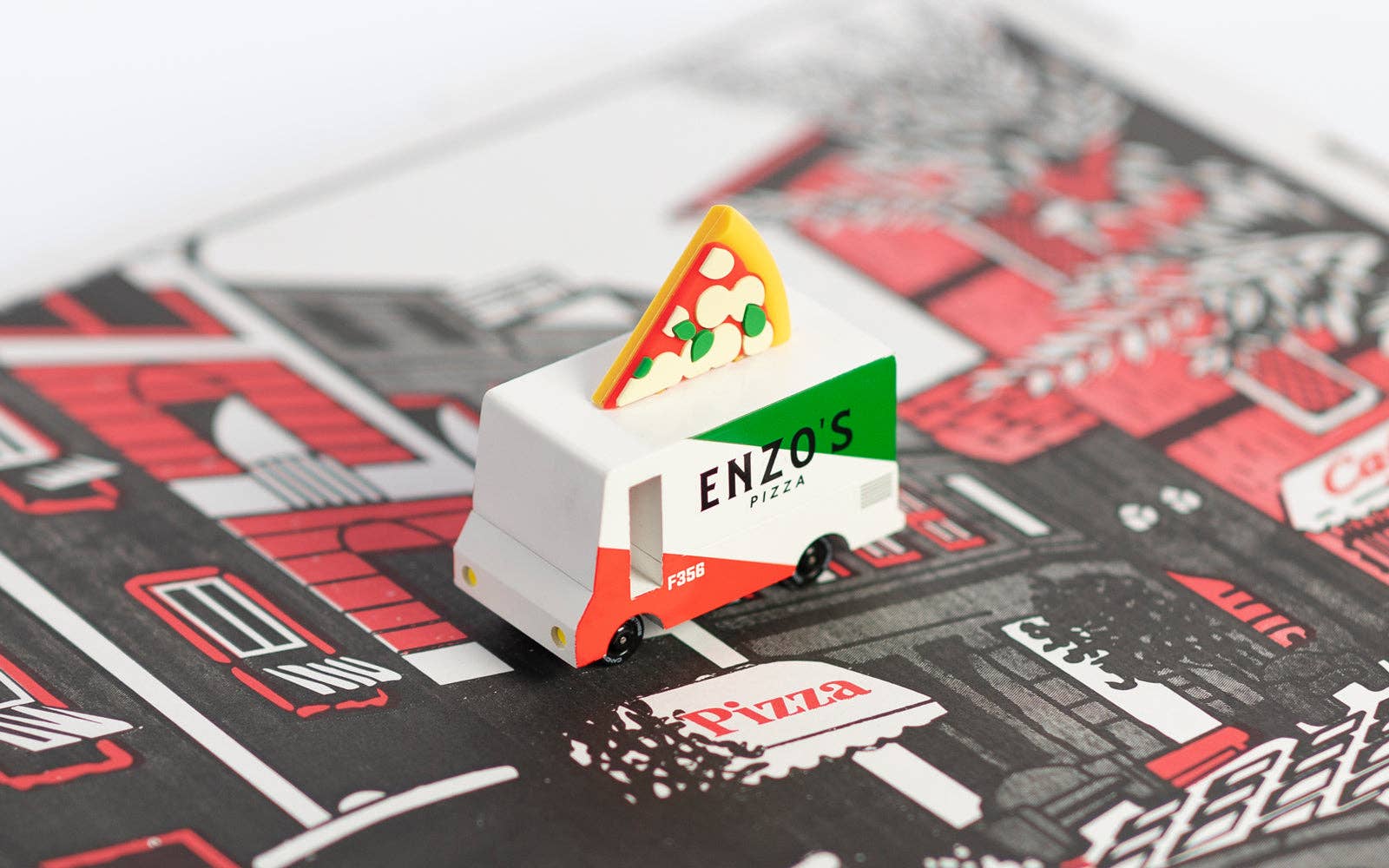 Candylab Toys Pizza Lieferwagen "Enzo's"
