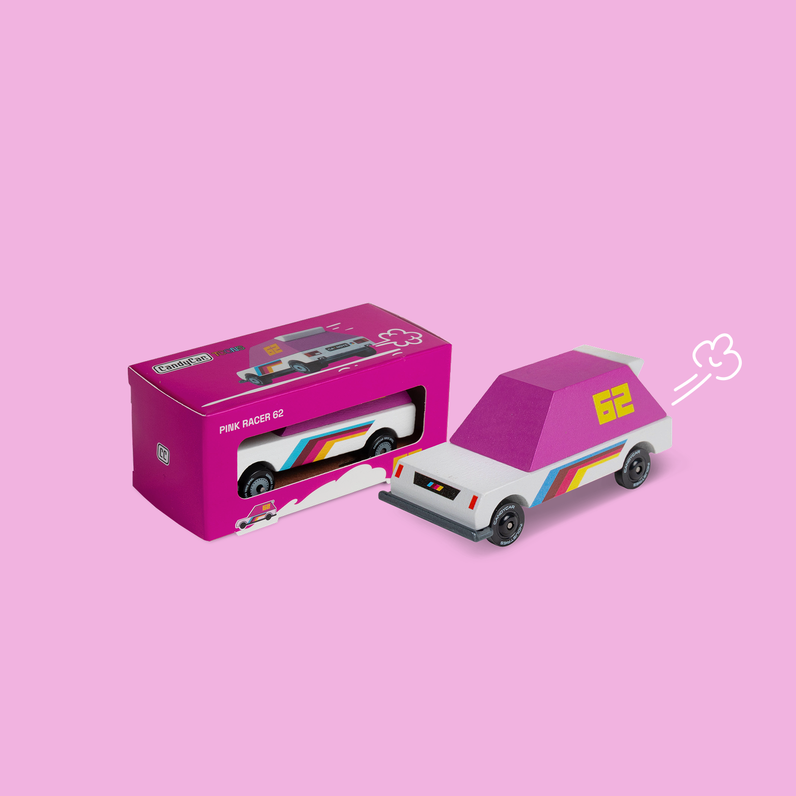 Candylab Toys Pink Racer 62 TOONS™