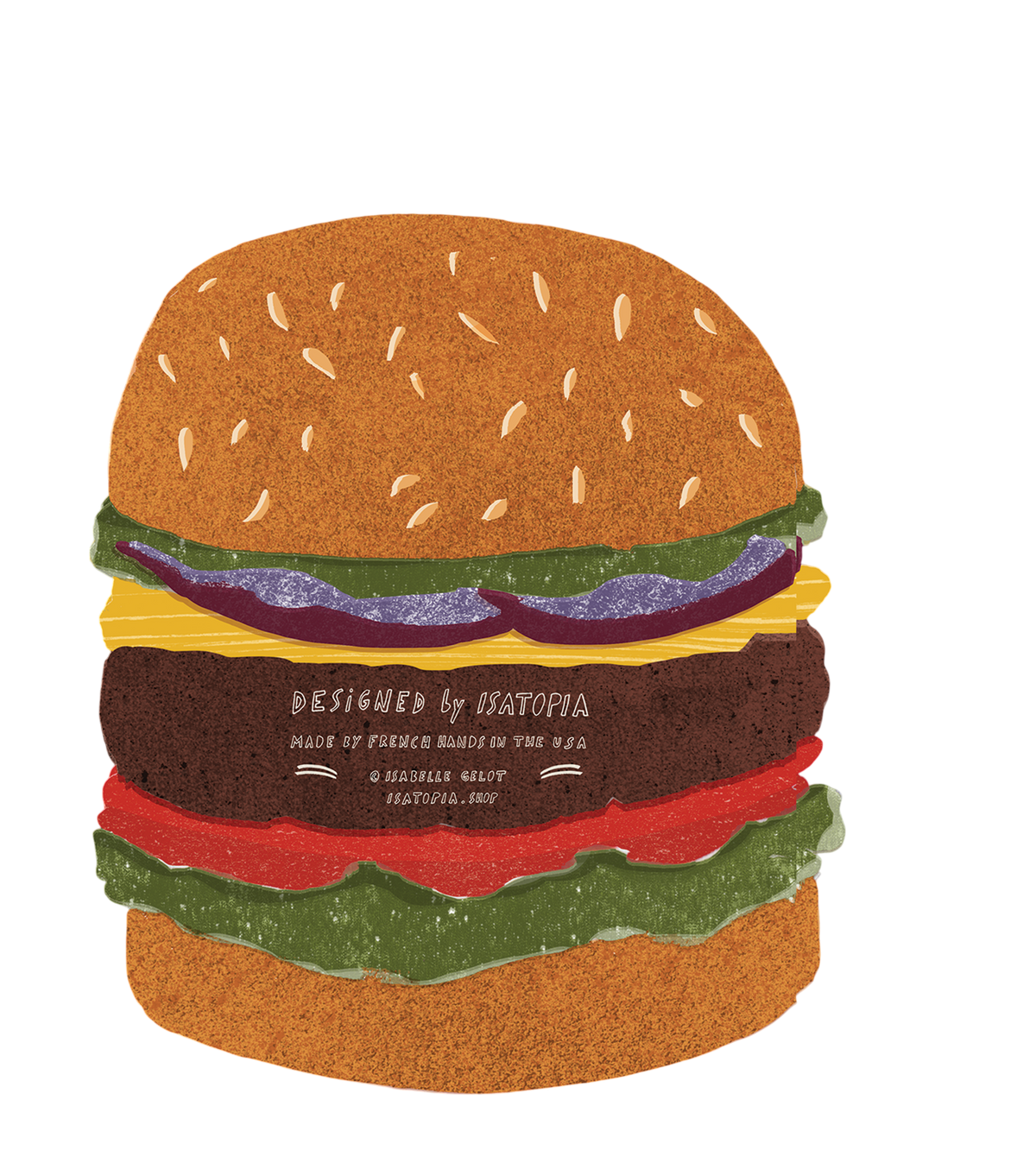 Klappkarte Hamburger
