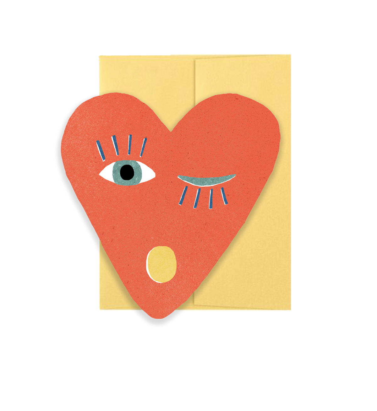 Carte pliante « Heart Blink Gold »