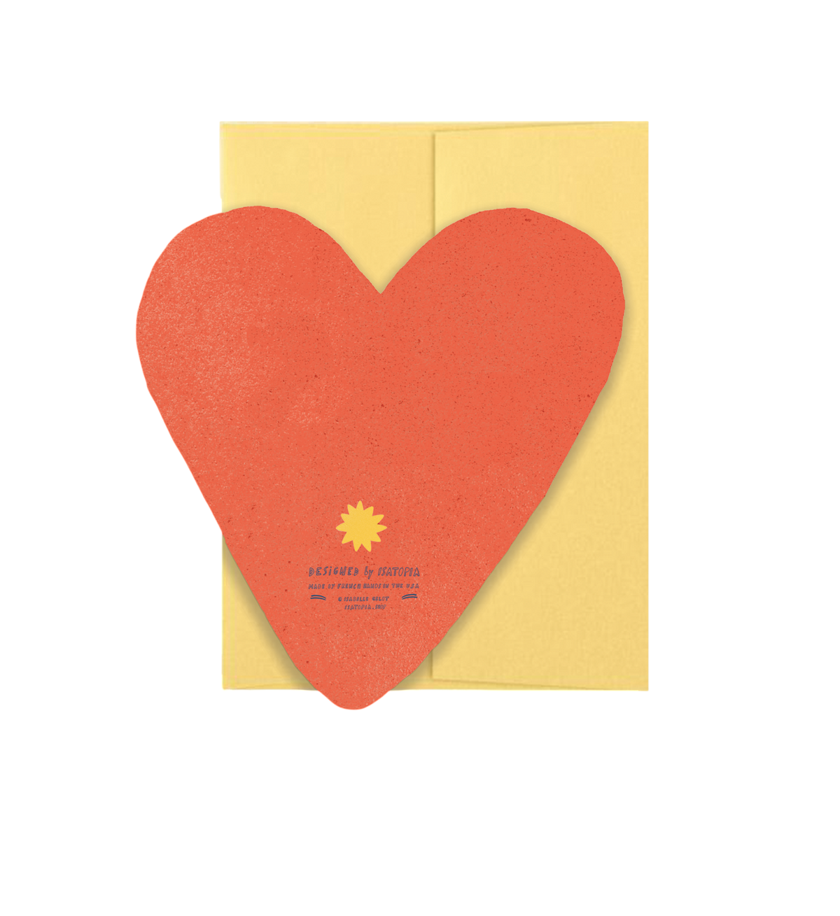 Carte pliante « Heart Blink Gold »