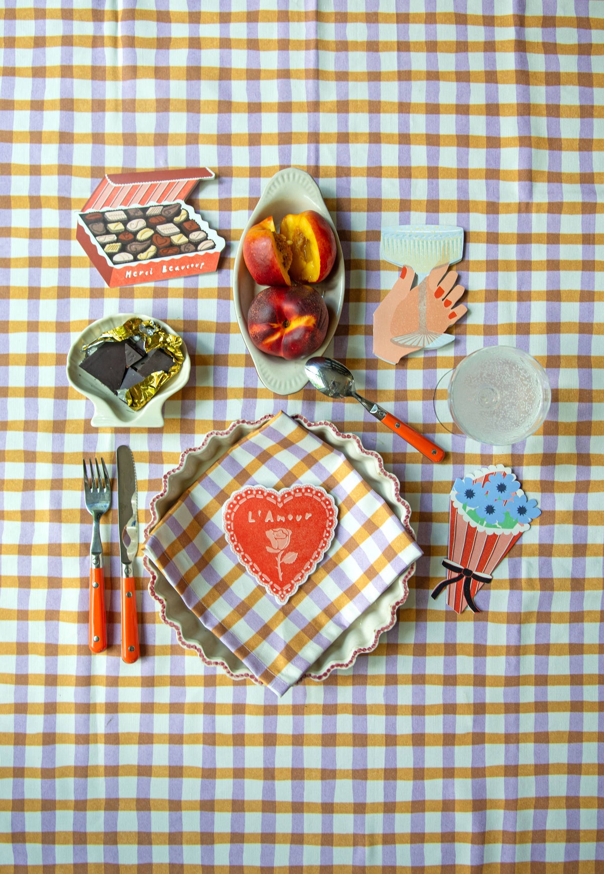 Carte pliante « Bouquet de fleurs »