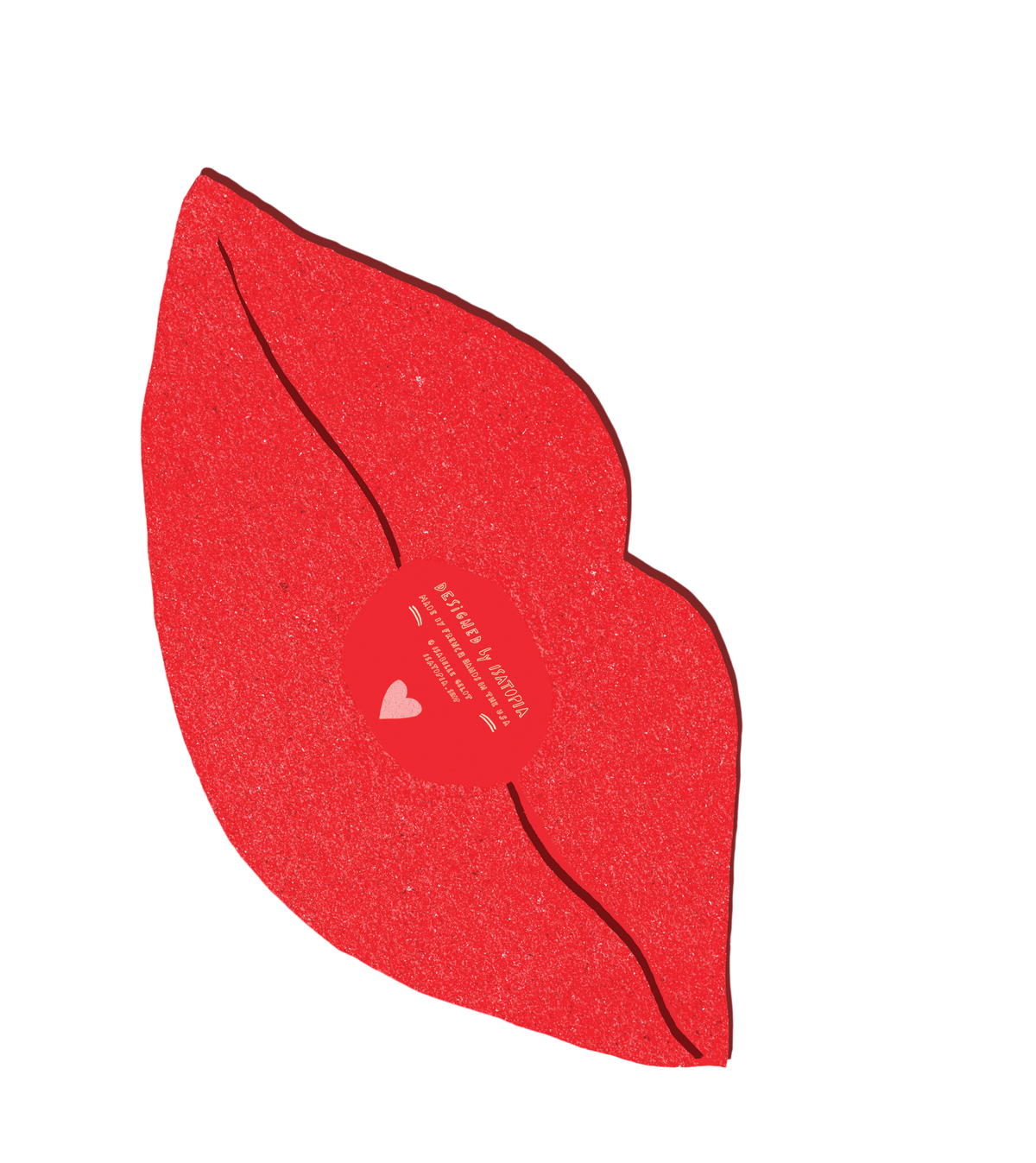 Klappkarte Bisous Lips