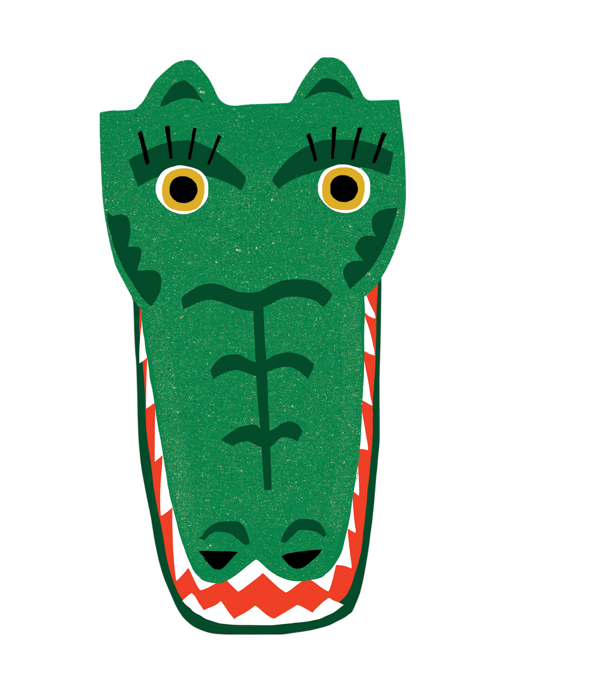 Carte pliante « Crocodile »