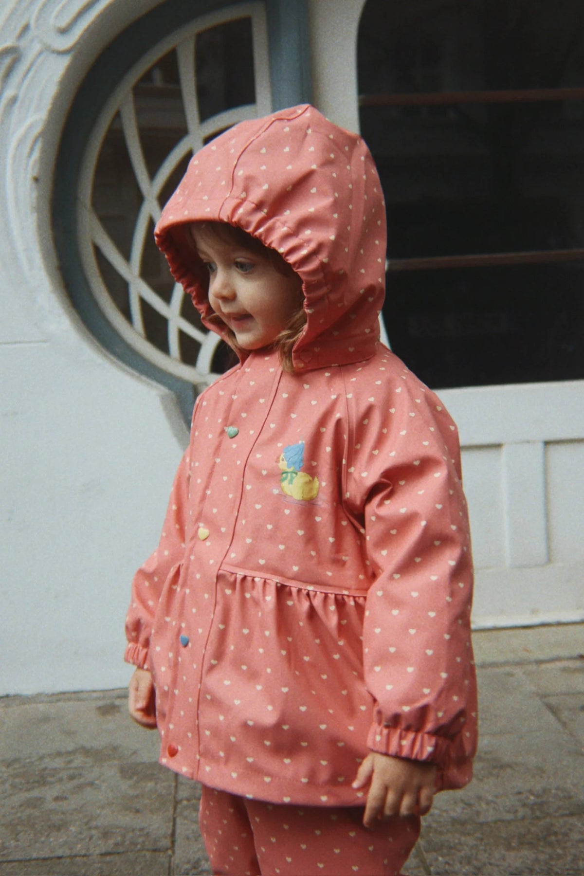 Veste imperméable Rainy Palme Duckling Coeur Feathers