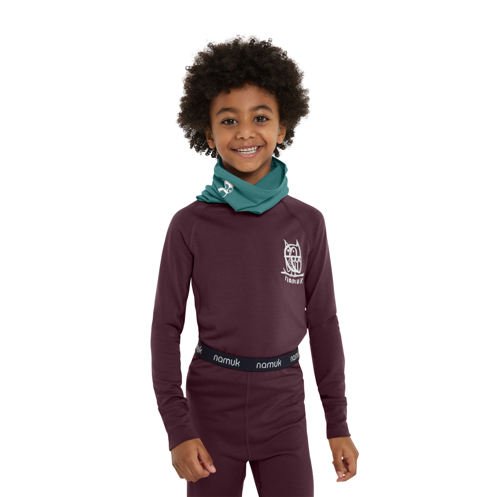 T-shirt à manches longues Uil Merino Elo Mulberry
