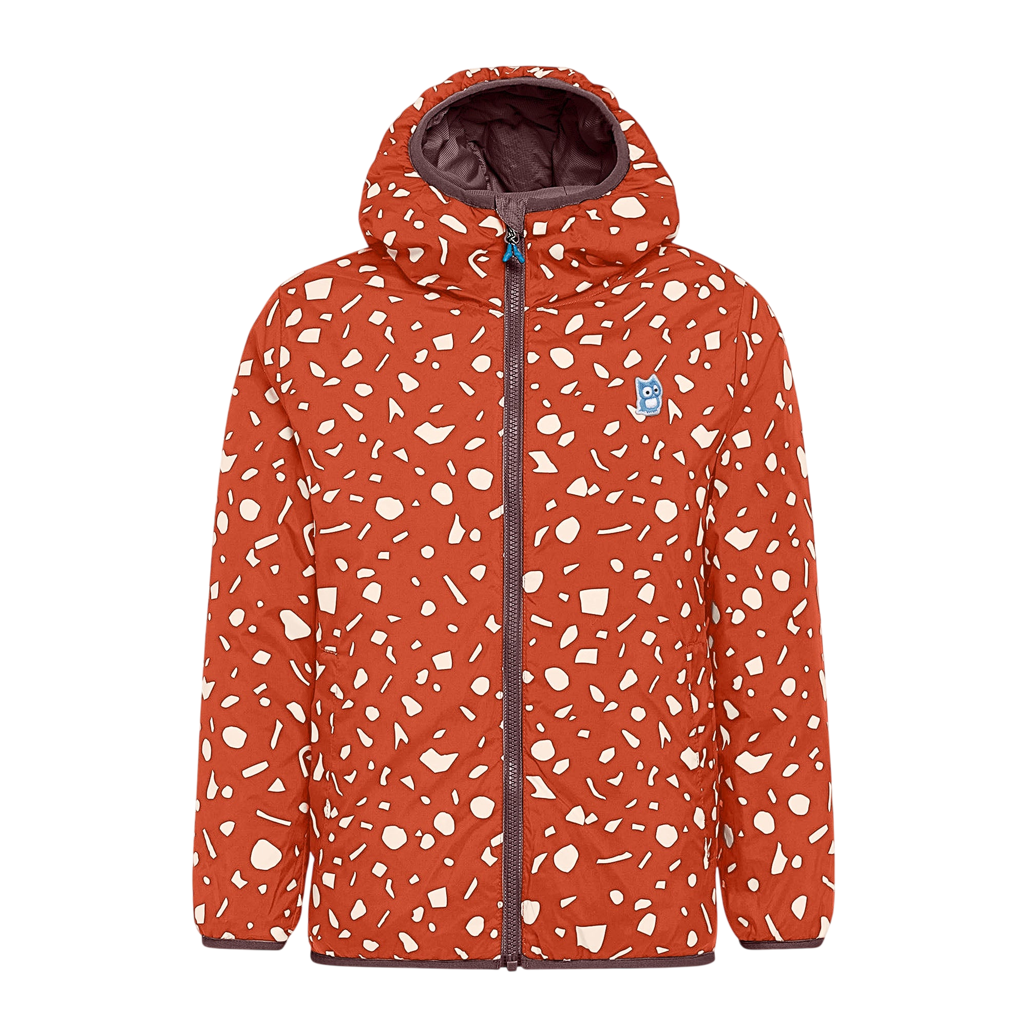 Wendbare Jacke PrimaLoft Glow Underground Mulberry / Amber