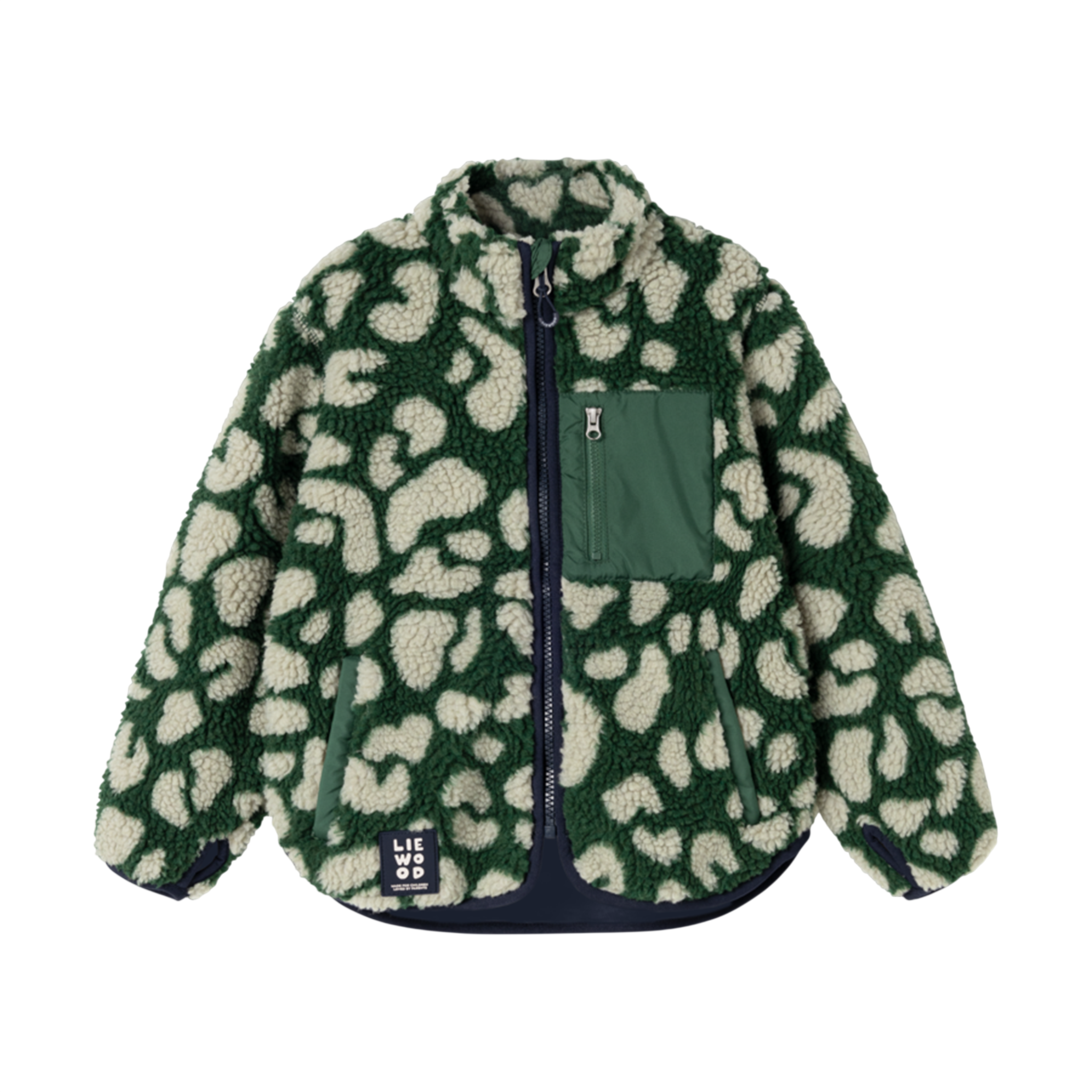 Jacke Nolan Pile Mega leo Garden green